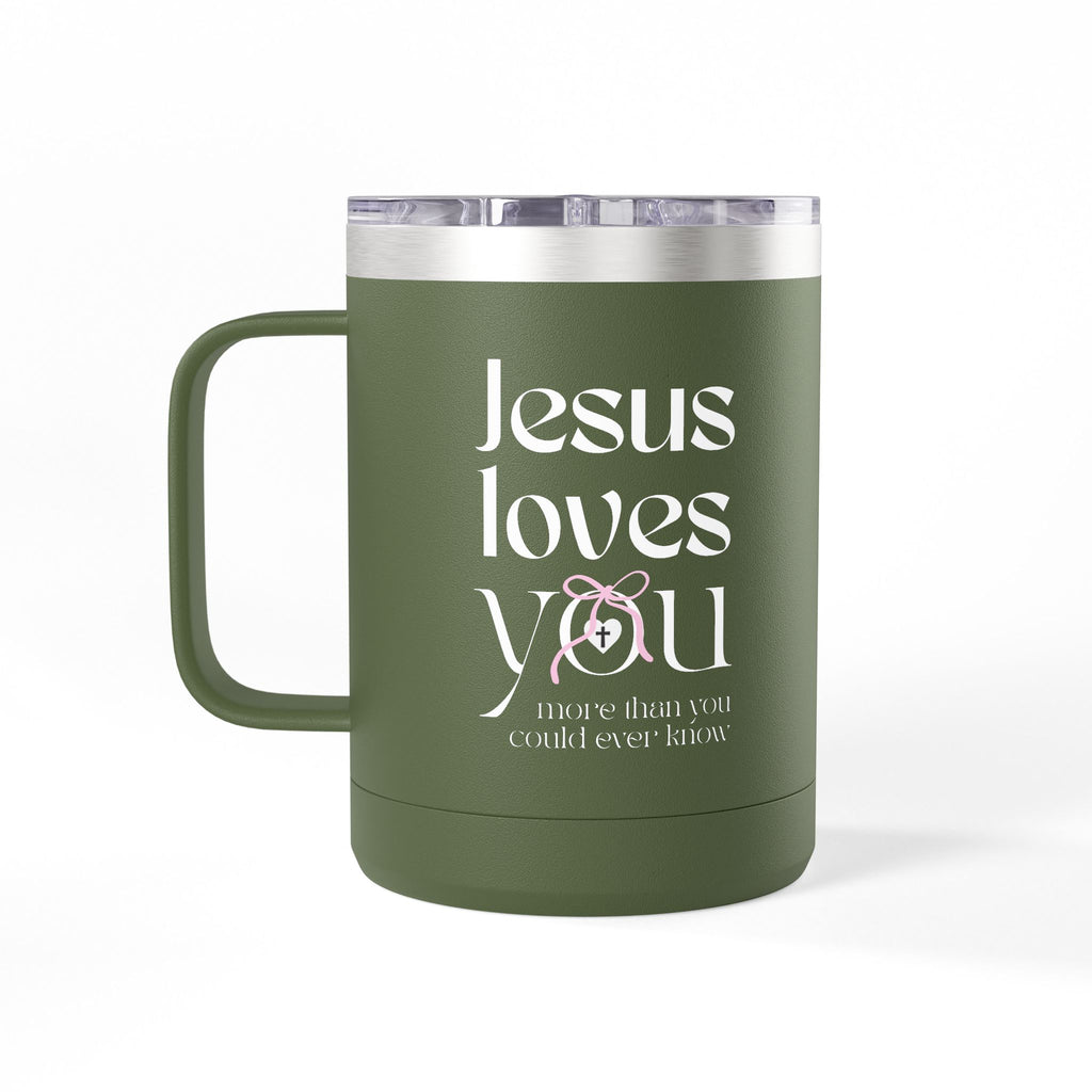 Jesus Loves You | Coffee Mug Tumbler | 15oz.
