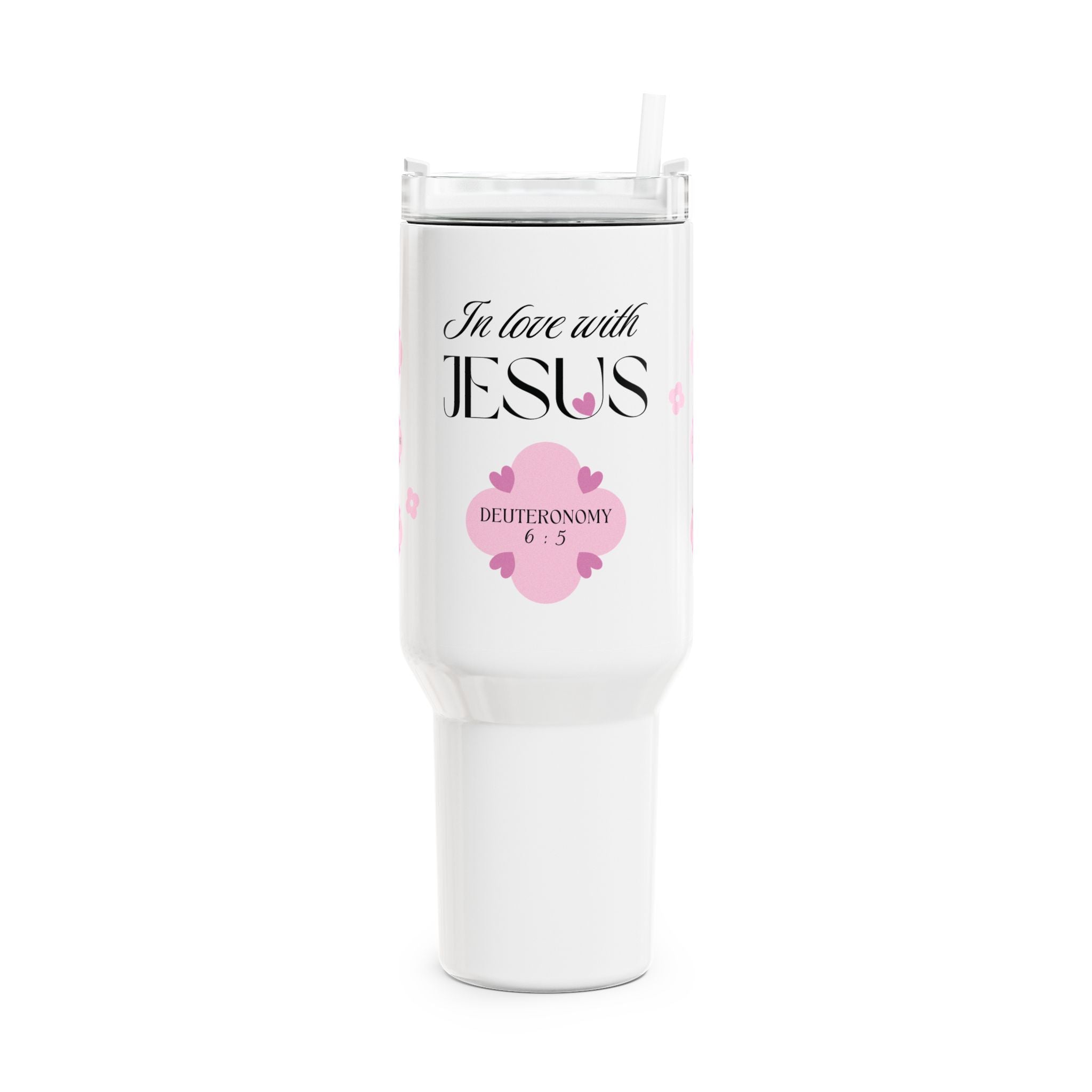 In Love with Jesus | Tumbler | Precious Pink, 40oz.