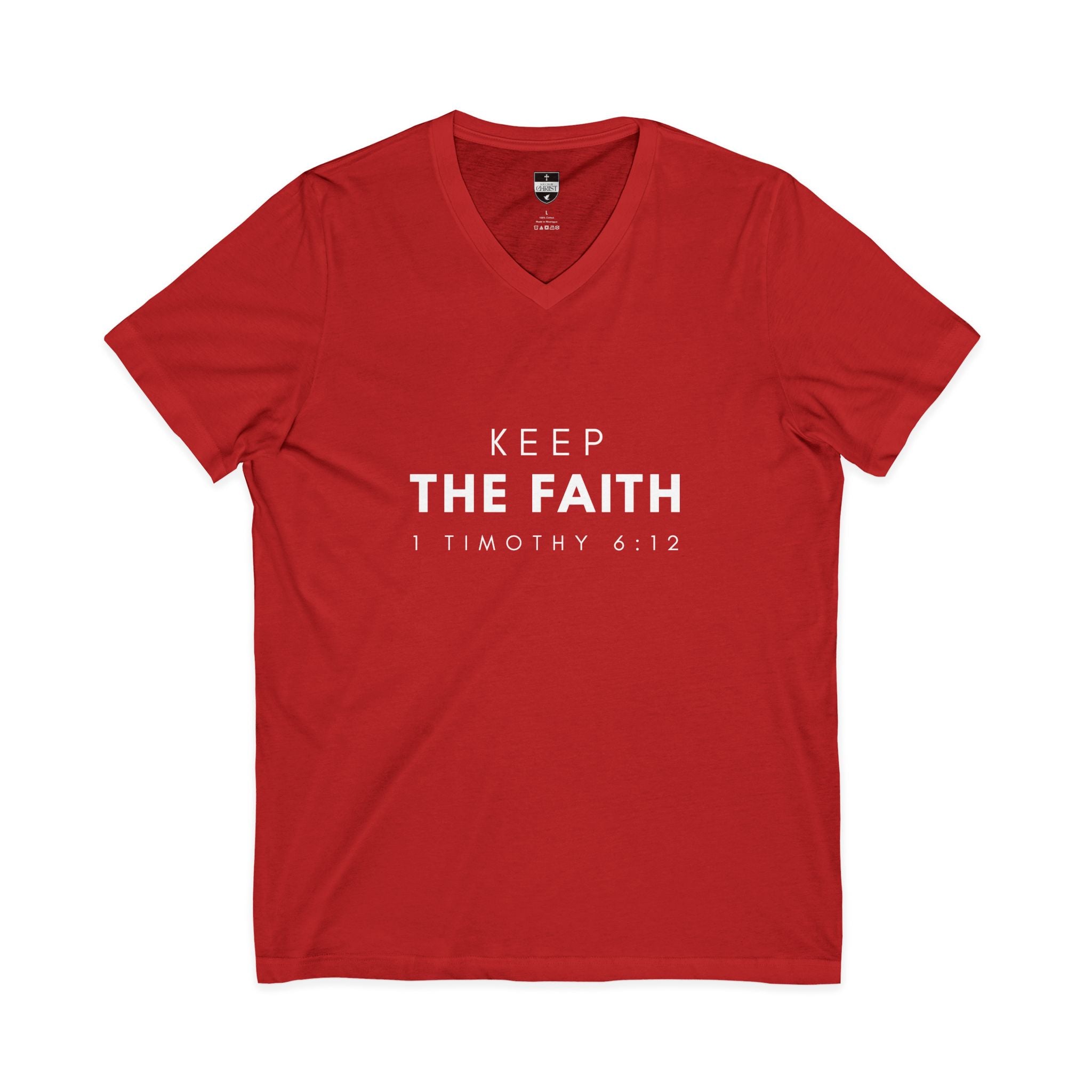 Keep the Faith| Mens Tee - Multi-colors | V Neck