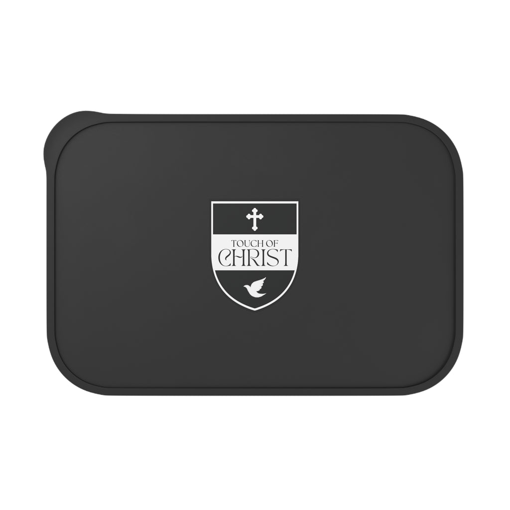 Touch of Christ Crest - Bento Box | PLA Lunch Box with Band & Utensils