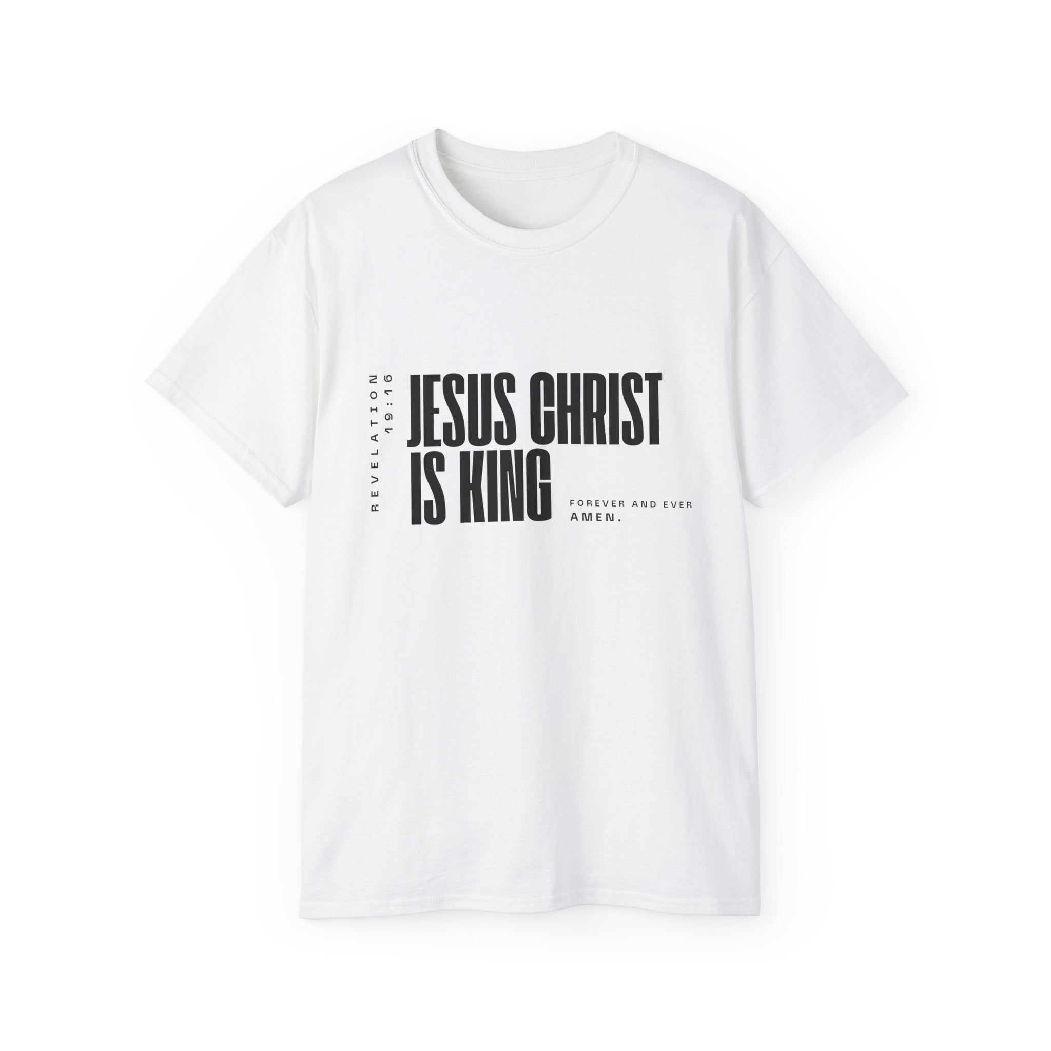 Jesus Is King | White Unisex Tee