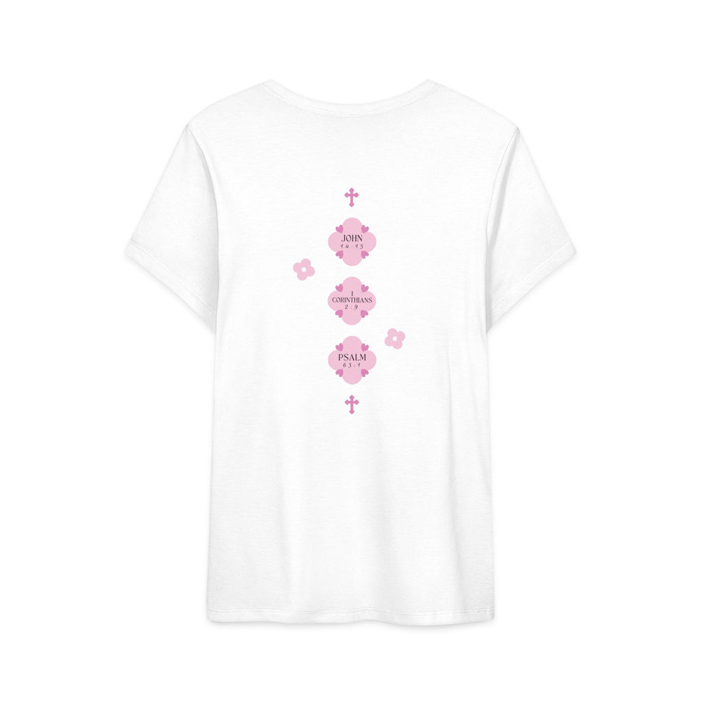 In Love with Jesus | Women's Tee | Pearl White