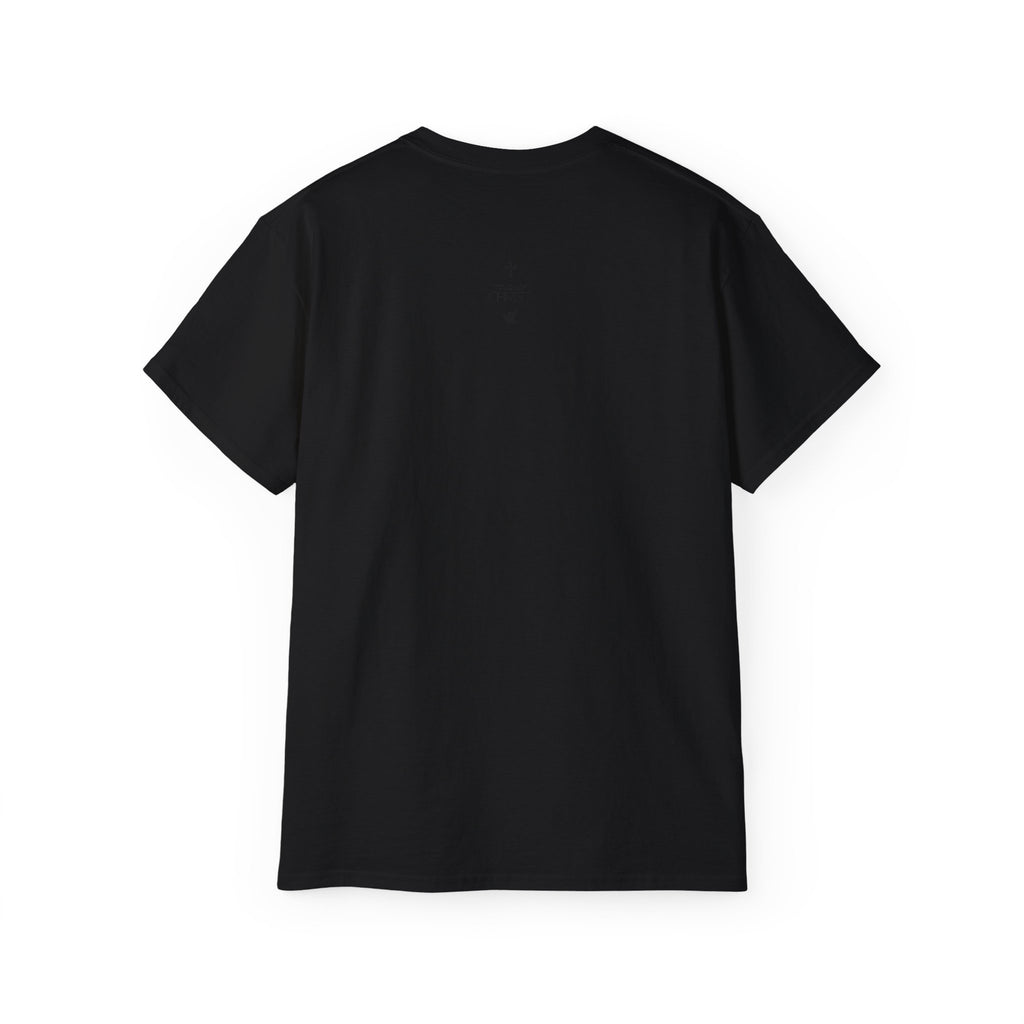Jesus Is King | Men's Scoop Neck Tee | Bold Black