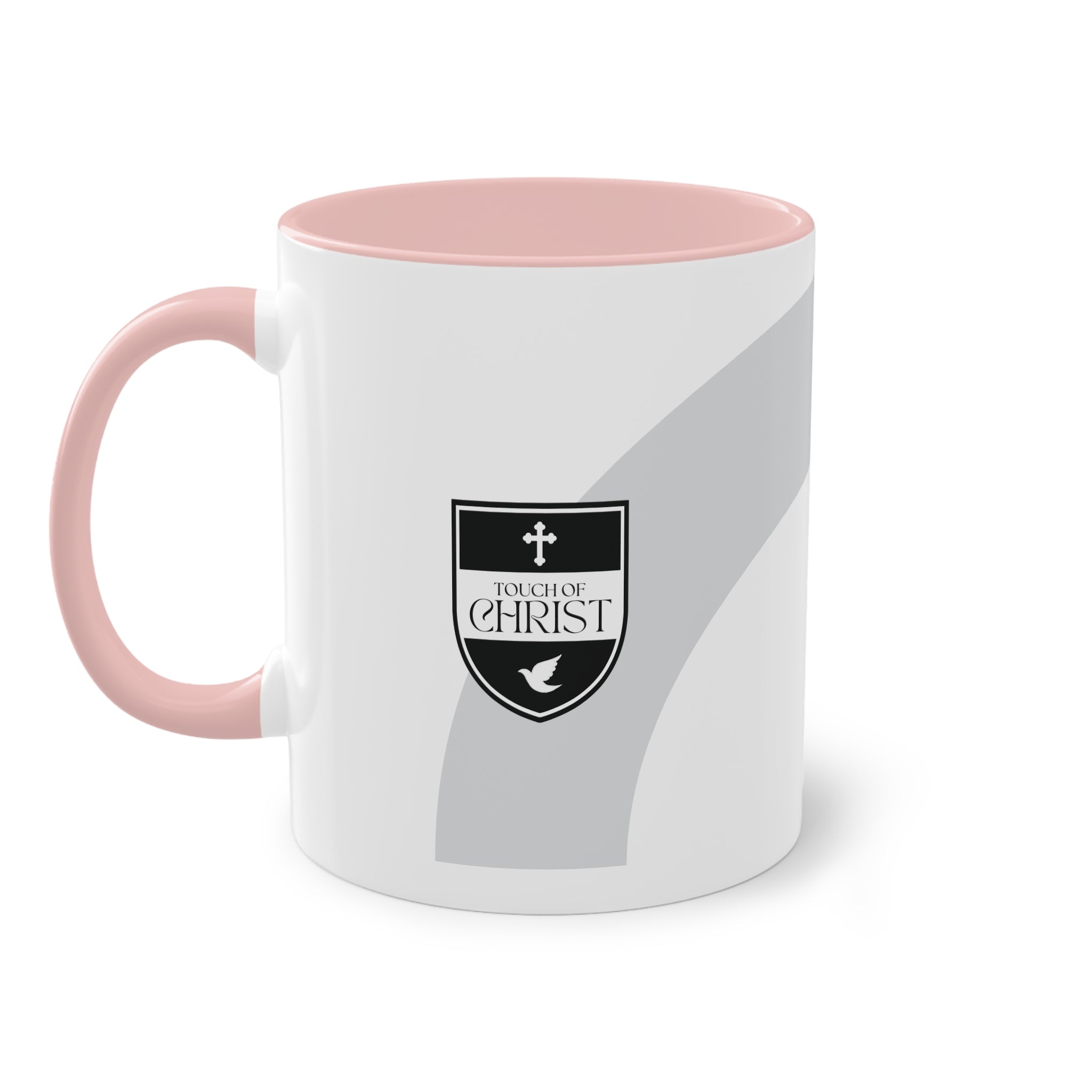 Touch of Christ Crest | Coffee Mug | Two-Tone