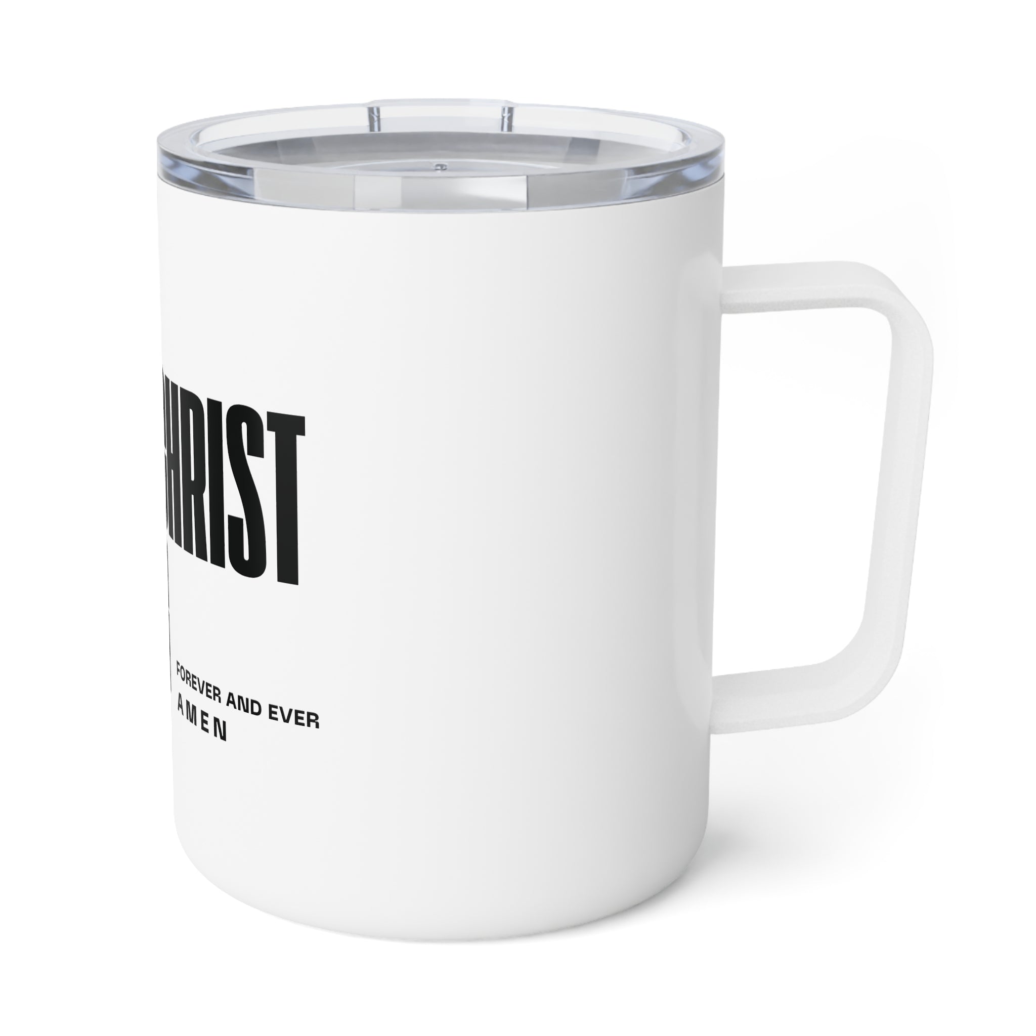 Jesus Is King | Insulated Mug, 10oz. | White