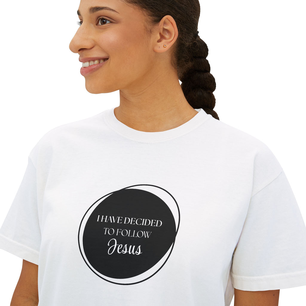 I Have Decided | Women's Boxy Tee | Bold Black