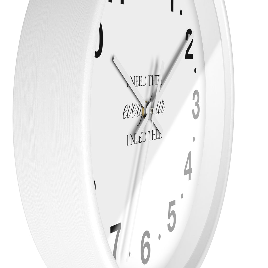 I Need Thee Every Hour | Wall Clock