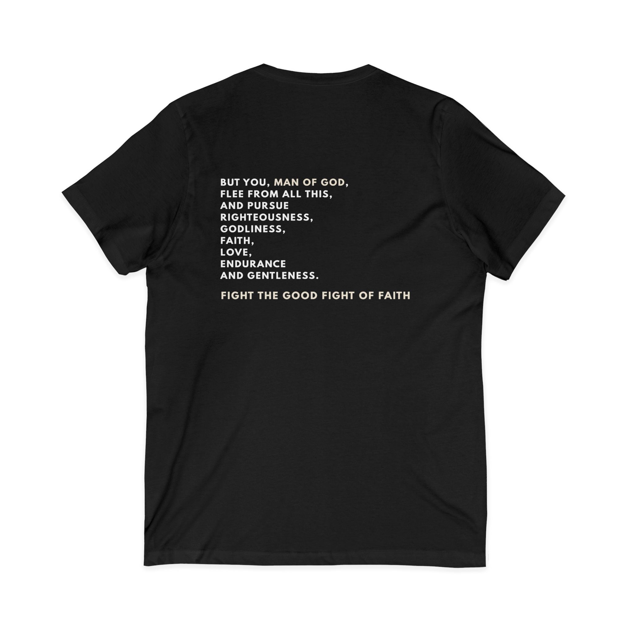 Keep the Faith| Mens Tee - Multi-colors | V Neck