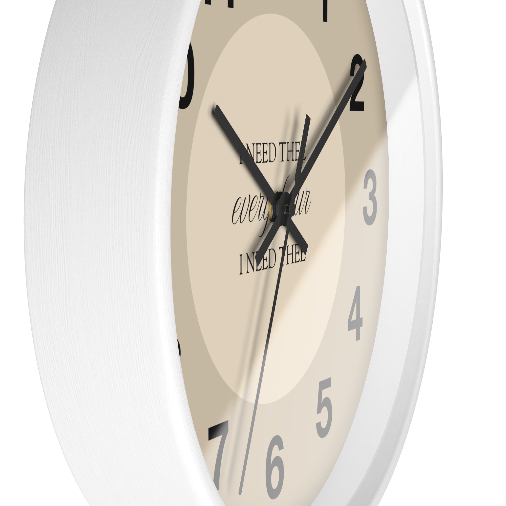 I Need Thee Every Hour | Wall Clock