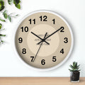 I Need Thee Every Hour | Wall Clock | Pure White