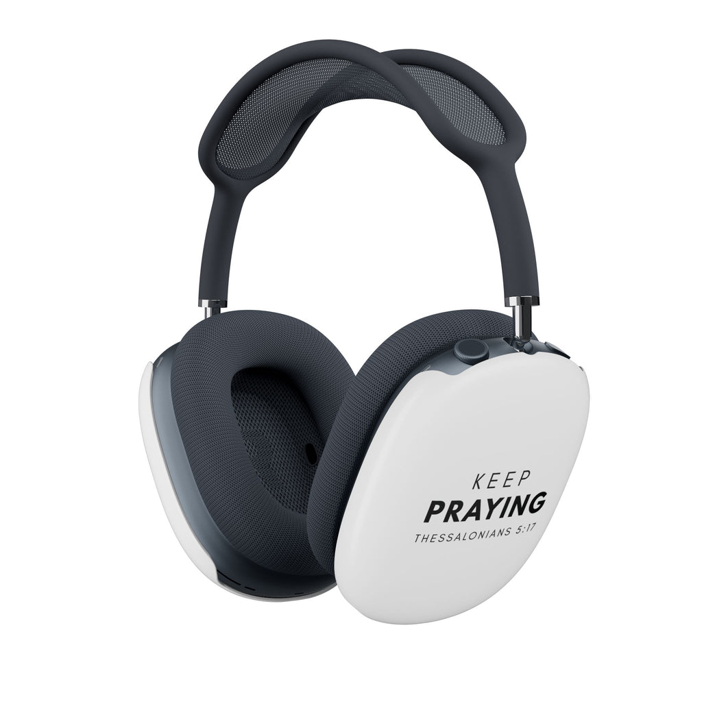 Keep Praying | AirPod Max Hard Case | White