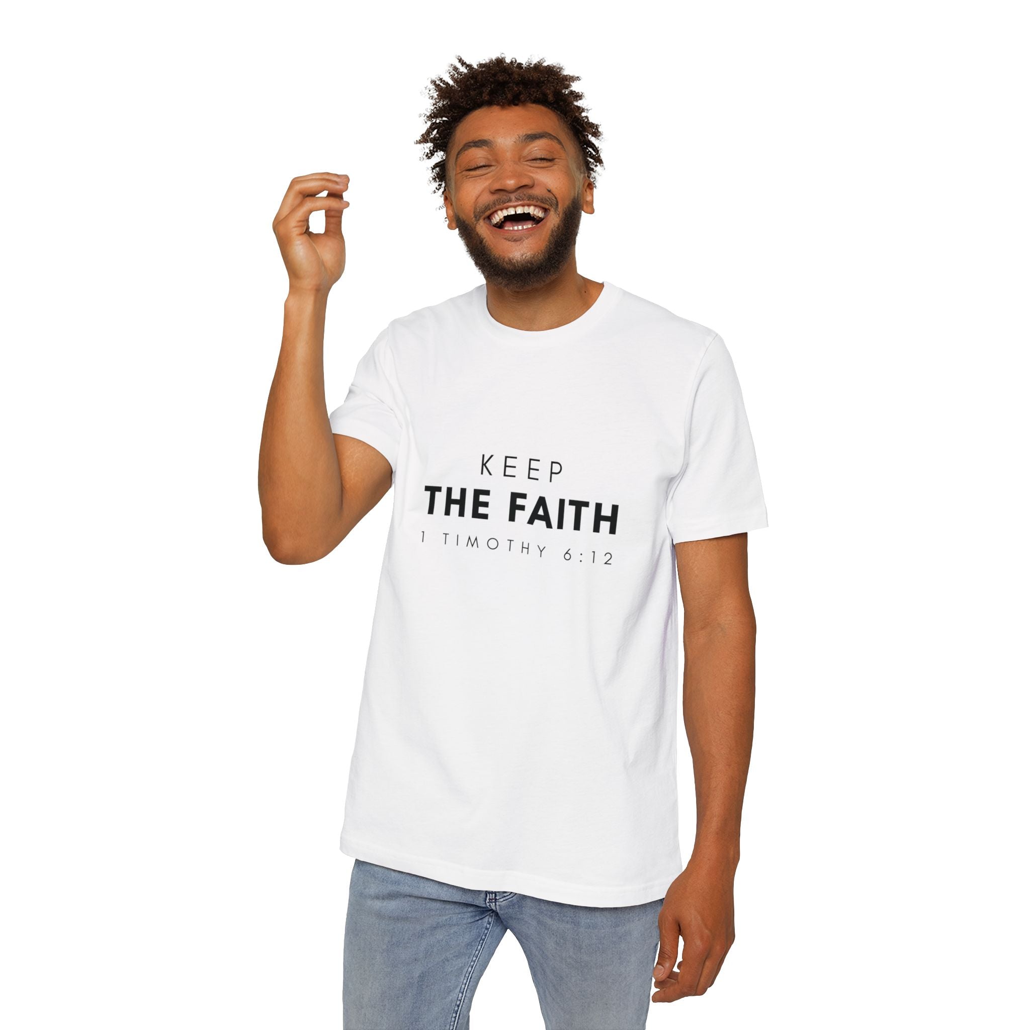 Keep the Faith | Mens White Tee
