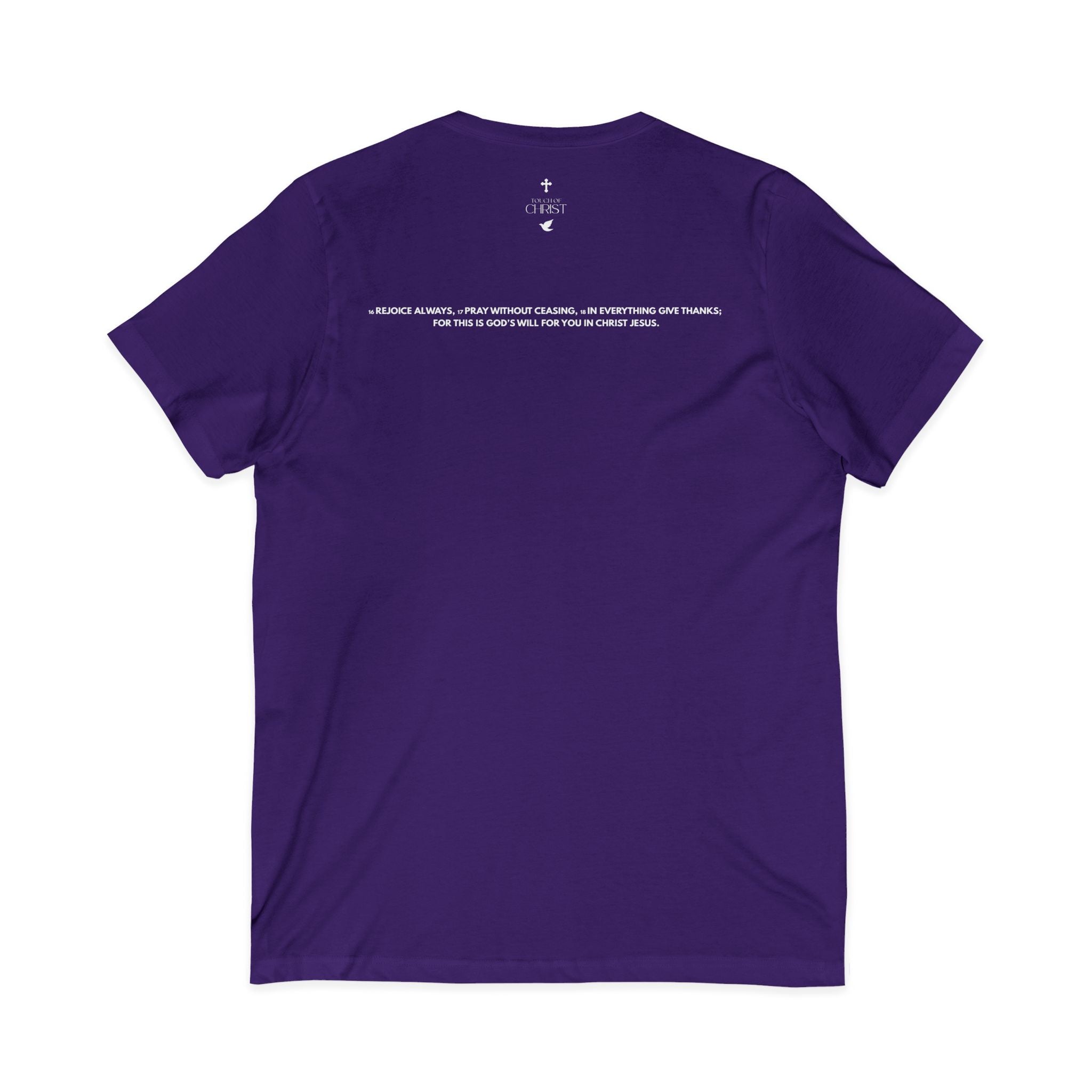 Keep Praying | Mens Tee - Bold Black | V Neck