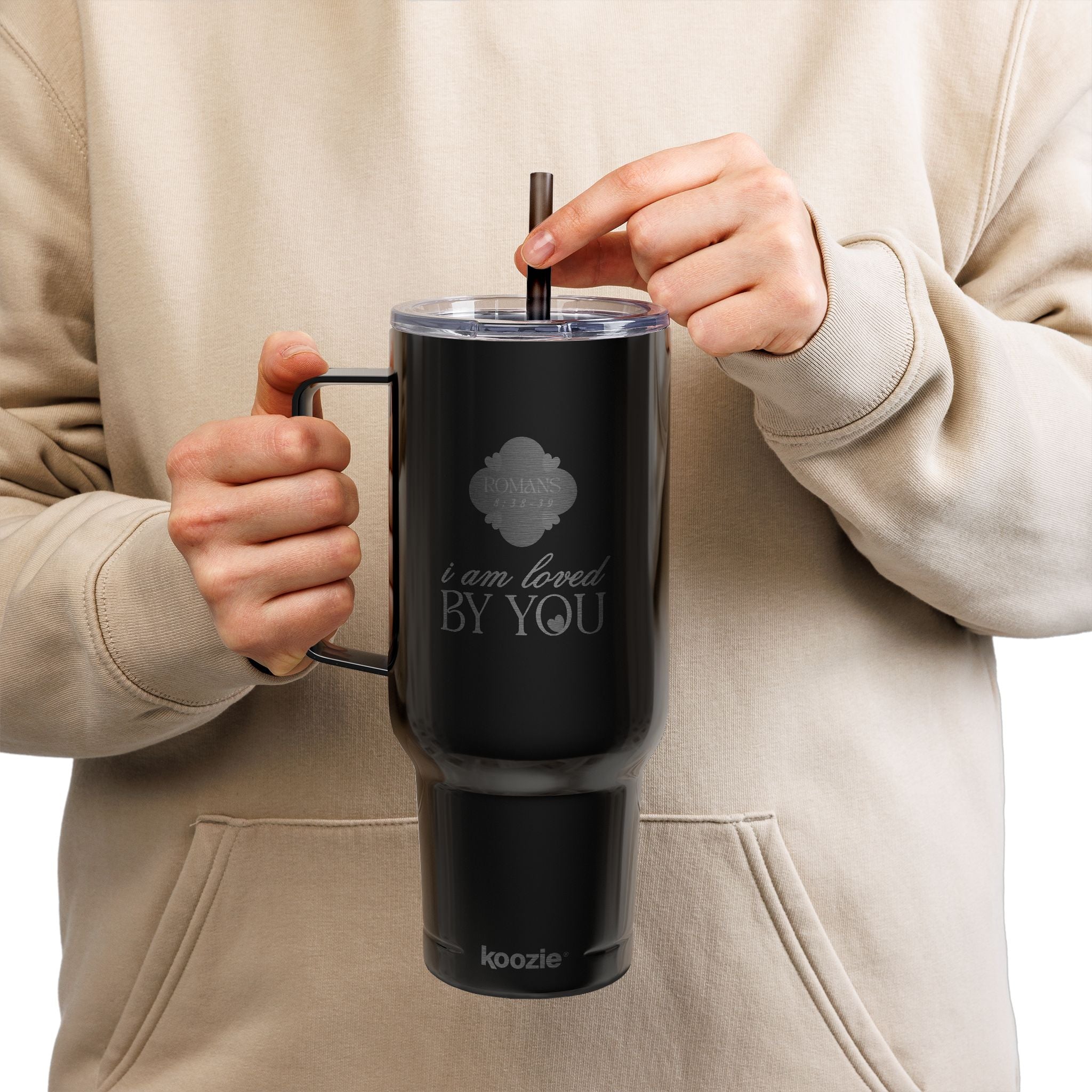 I Am Loved by You | 40oz Tumbler | Metallic