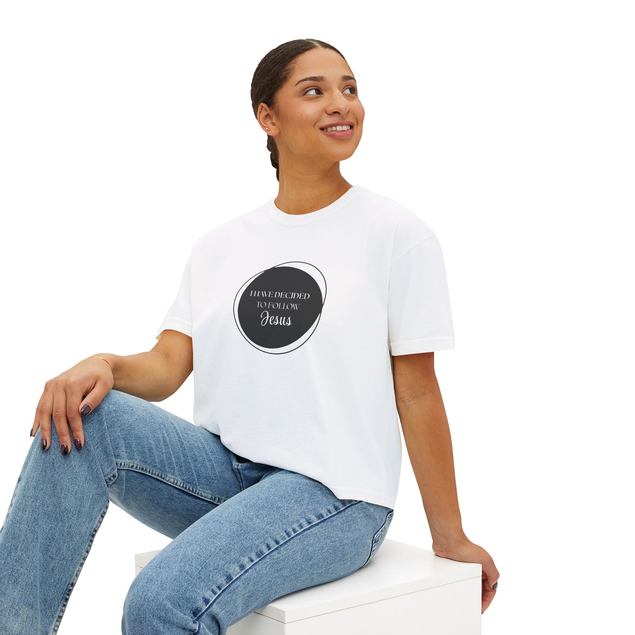 I Have Decided | Women's Boxy Tee | Bold Black