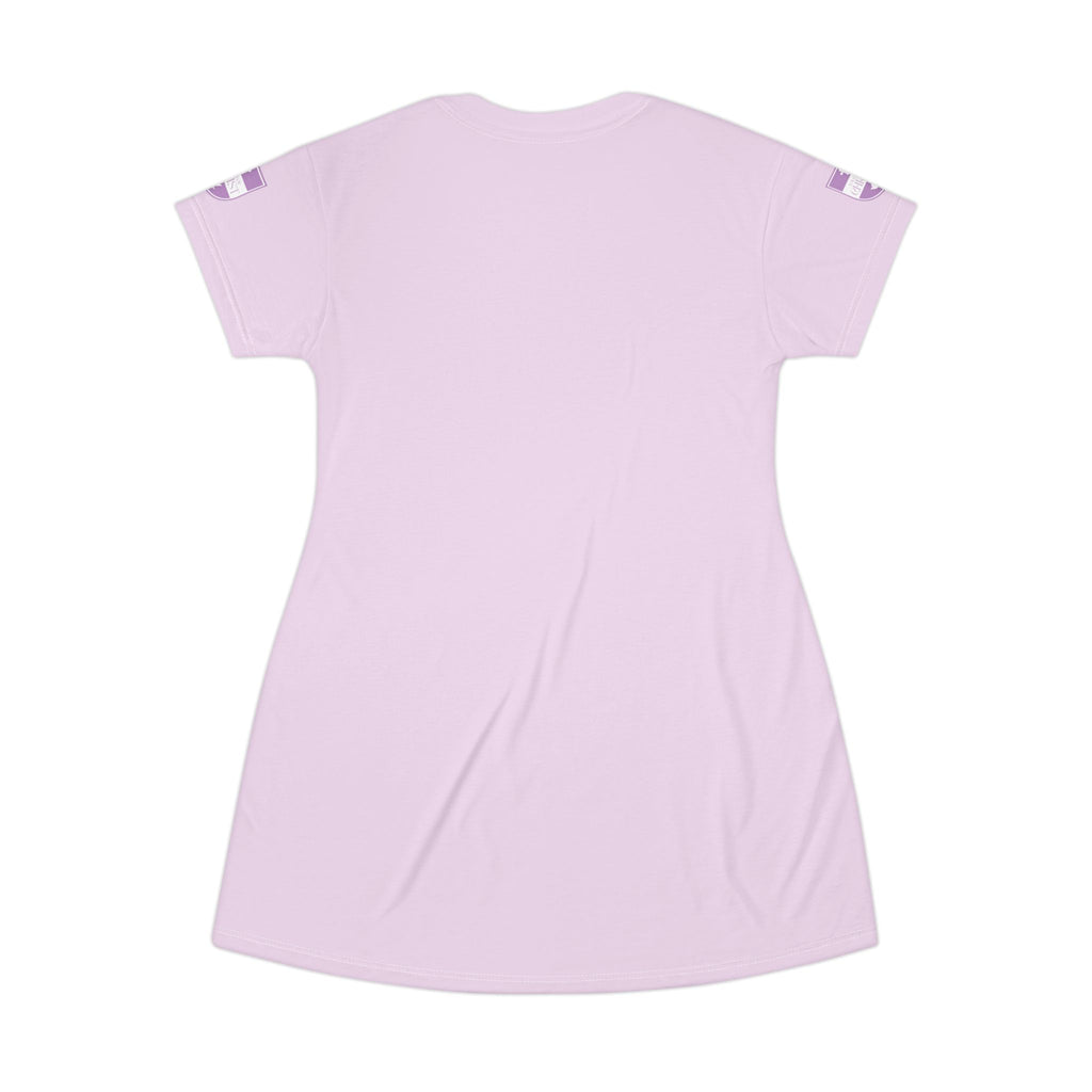 I Am Loved By You | Womens Pajama Tshirt Dress | At Peace Lavender