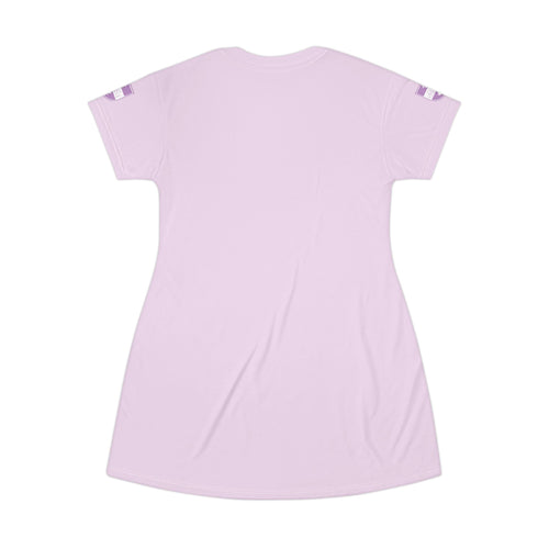 I Am Loved By You | Womens Pajama Tshirt Dress | At Peace Lavender