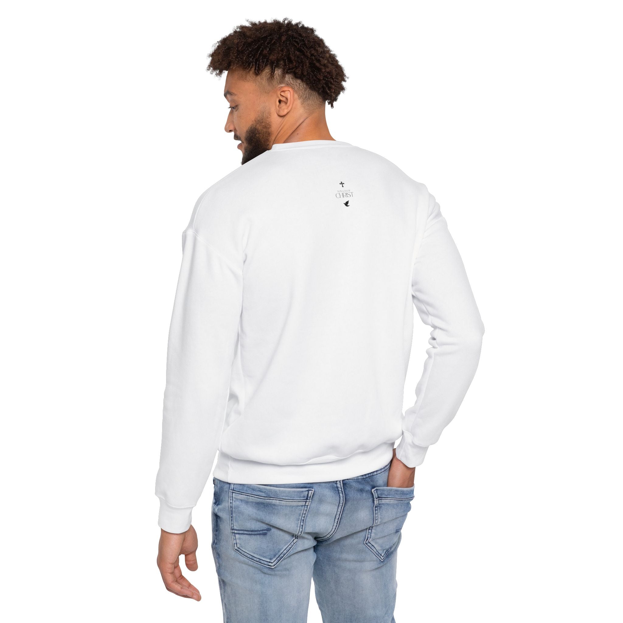 Jesus Is King | Mens Sweatshirt | White