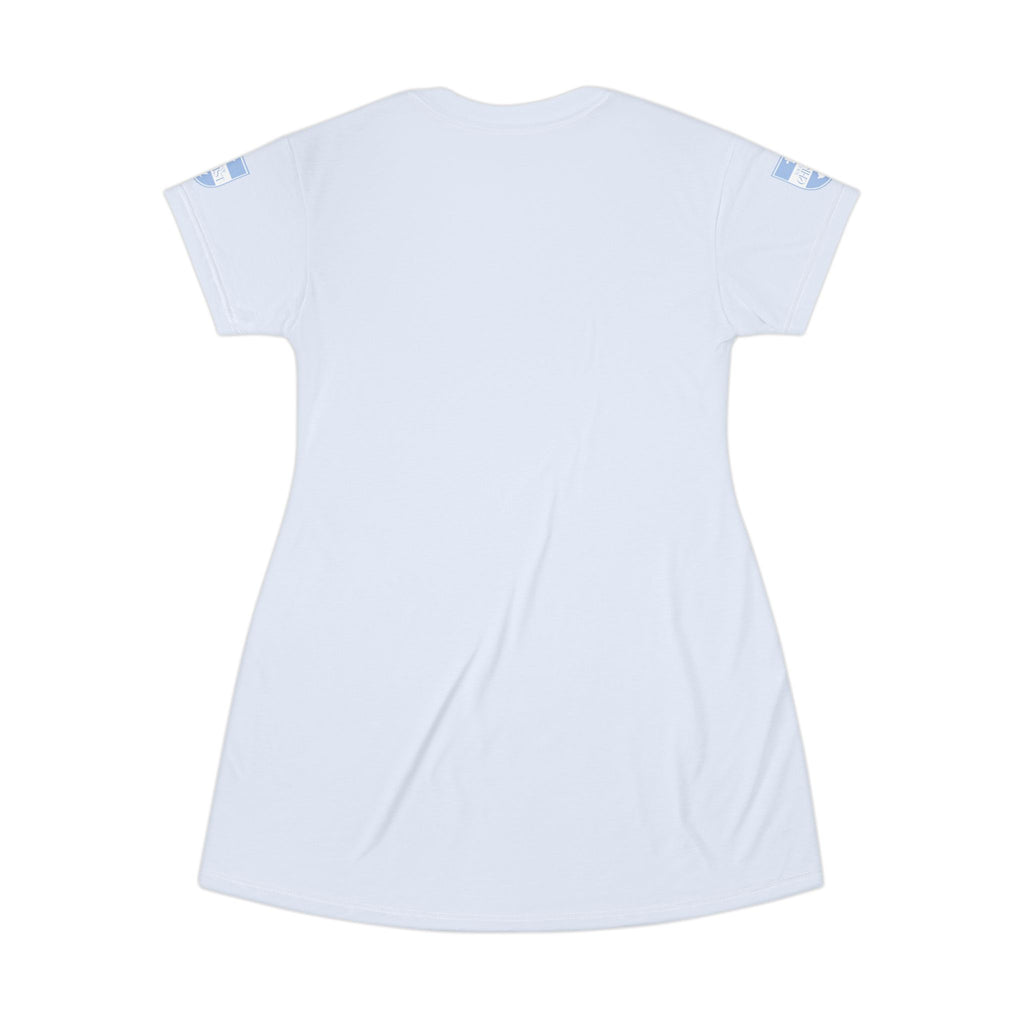 I Am Loved By You | Womens Pajama Tshirt Dress | Sky Blue