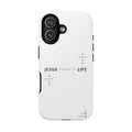 Jesus Changed My Life | iPhone 17 Case | Pearl White