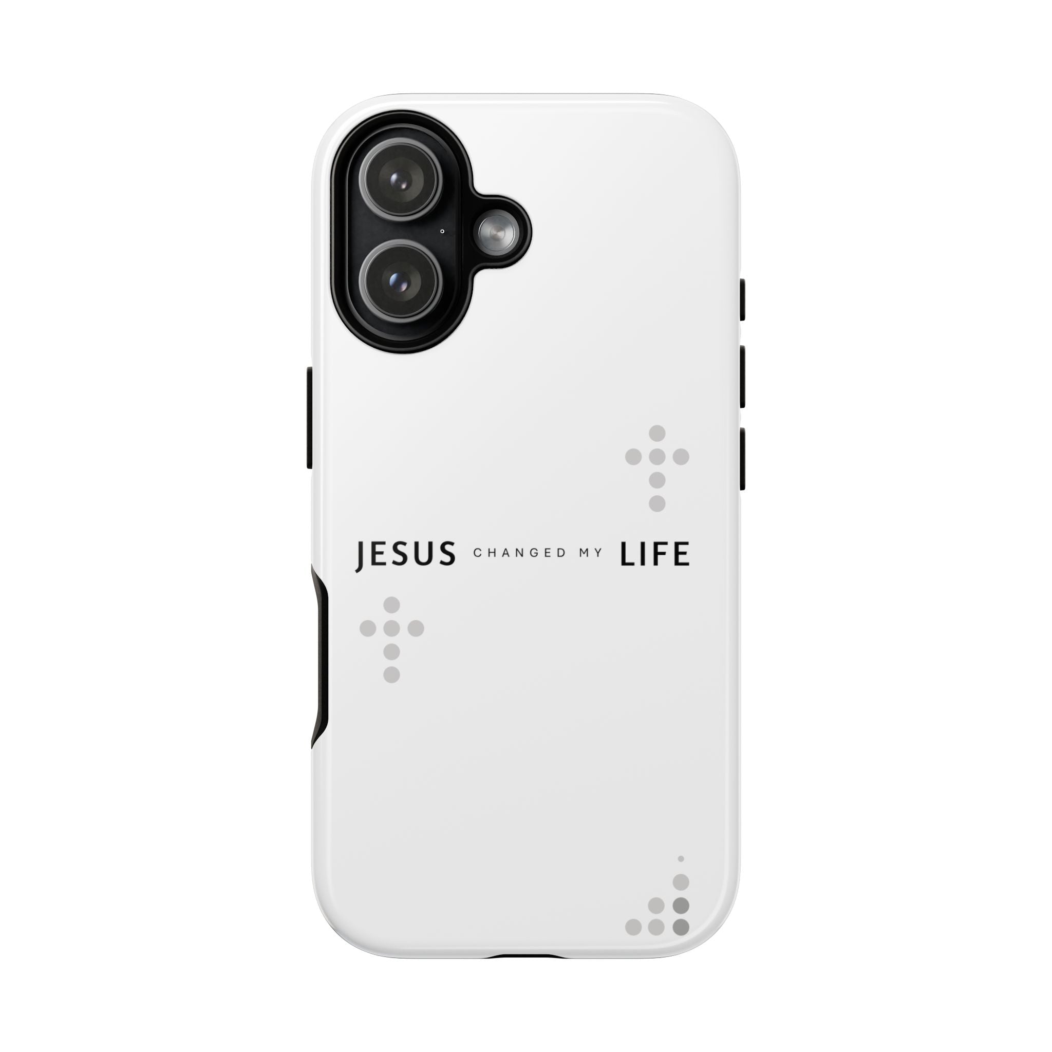 Jesus Changed My Life | iPhone 17 Case | Pearl White
