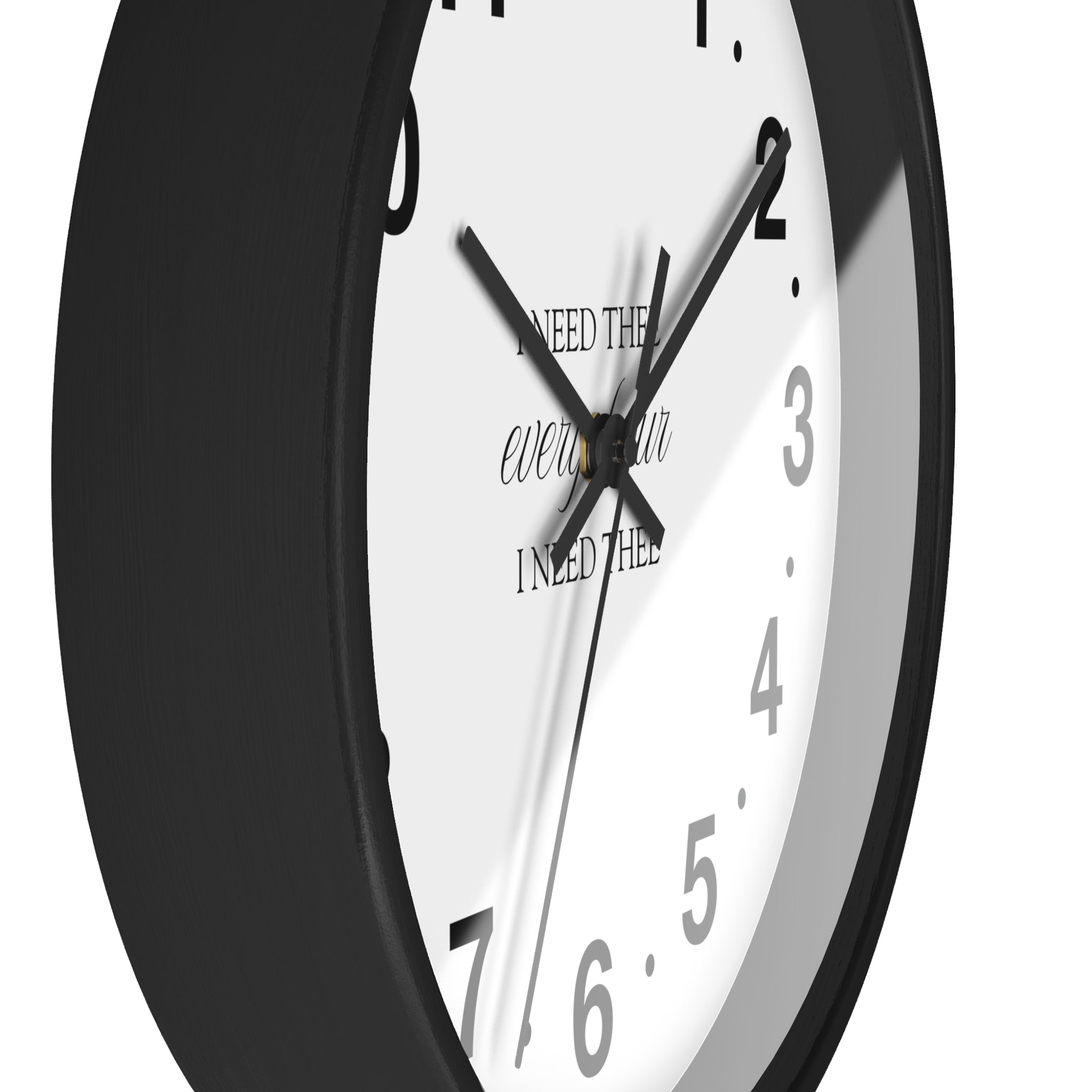 I Need Thee Every Hour | Wall Clock
