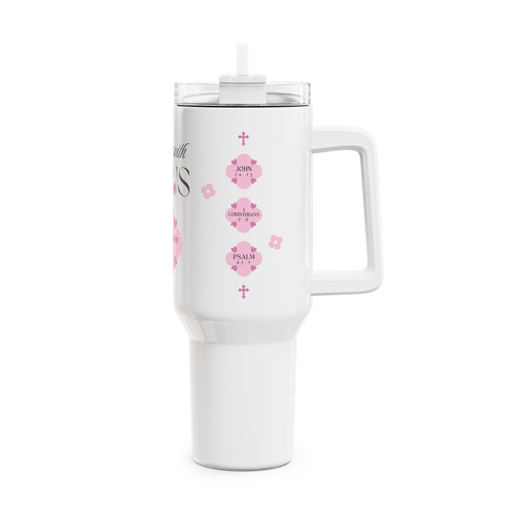 In Love with Jesus | Tumbler | Precious Pink, 40oz.