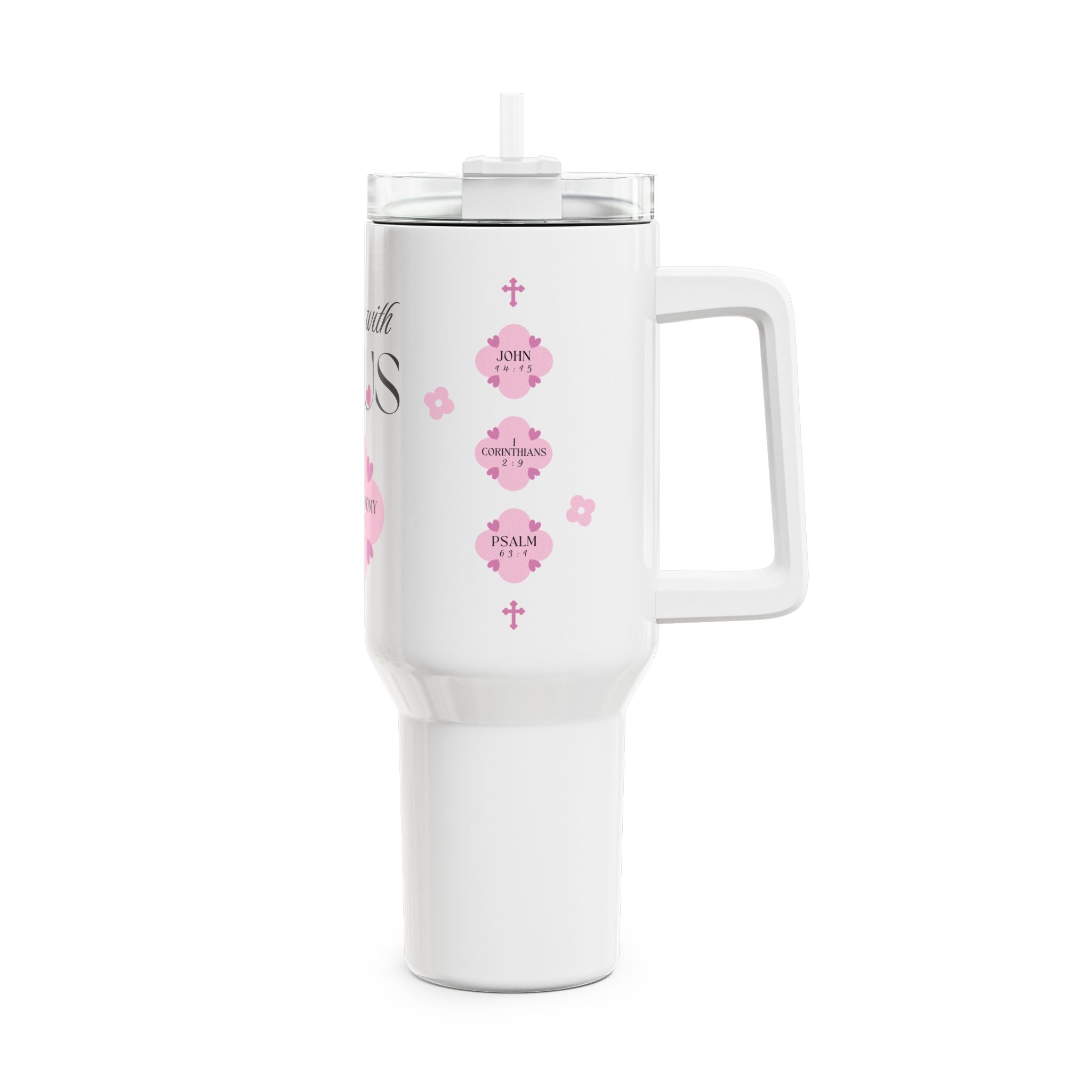 In Love with Jesus | Tumbler | Precious Pink, 40oz.