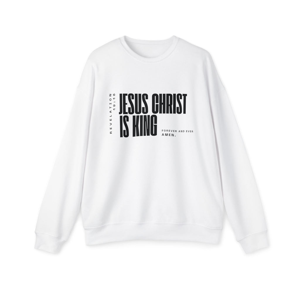 Jesus Is King | Unisex Sweatshirt | White