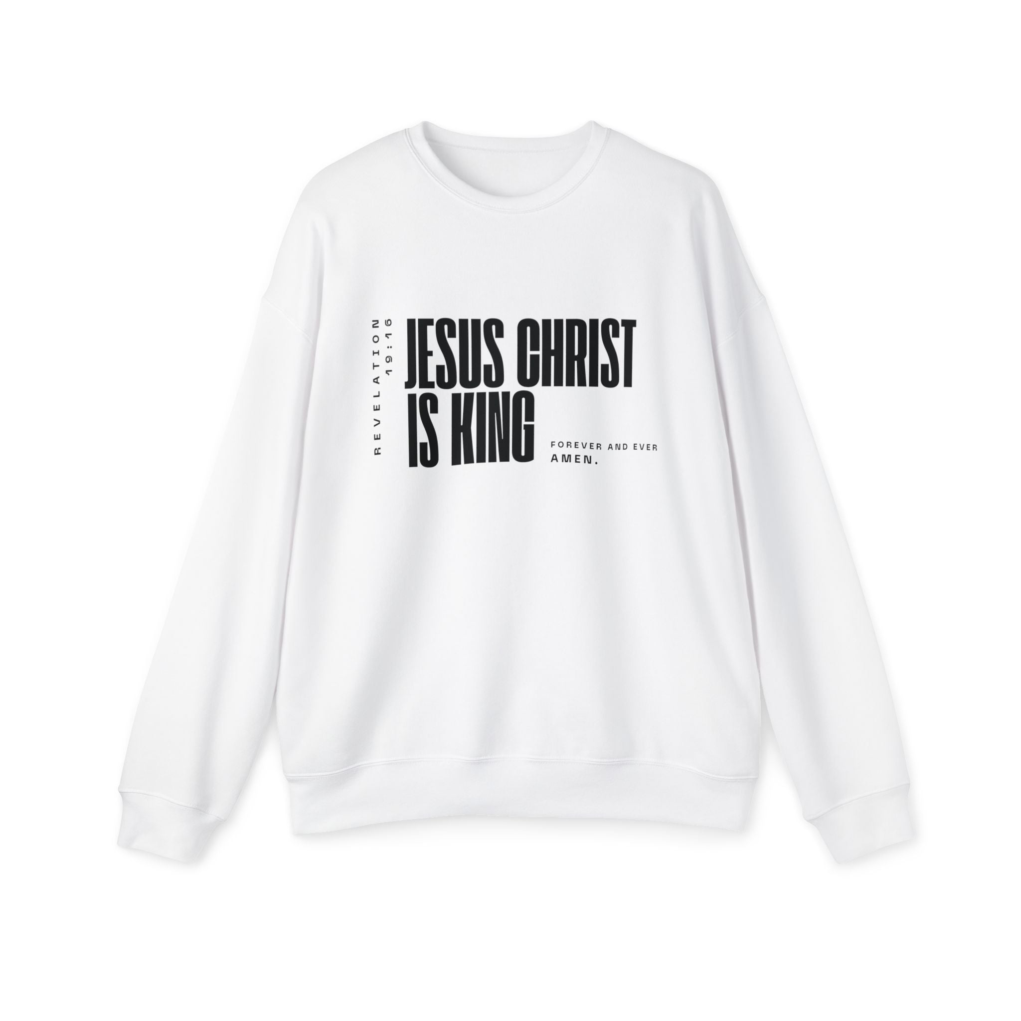 Jesus Is King | Unisex Sweatshirt | White