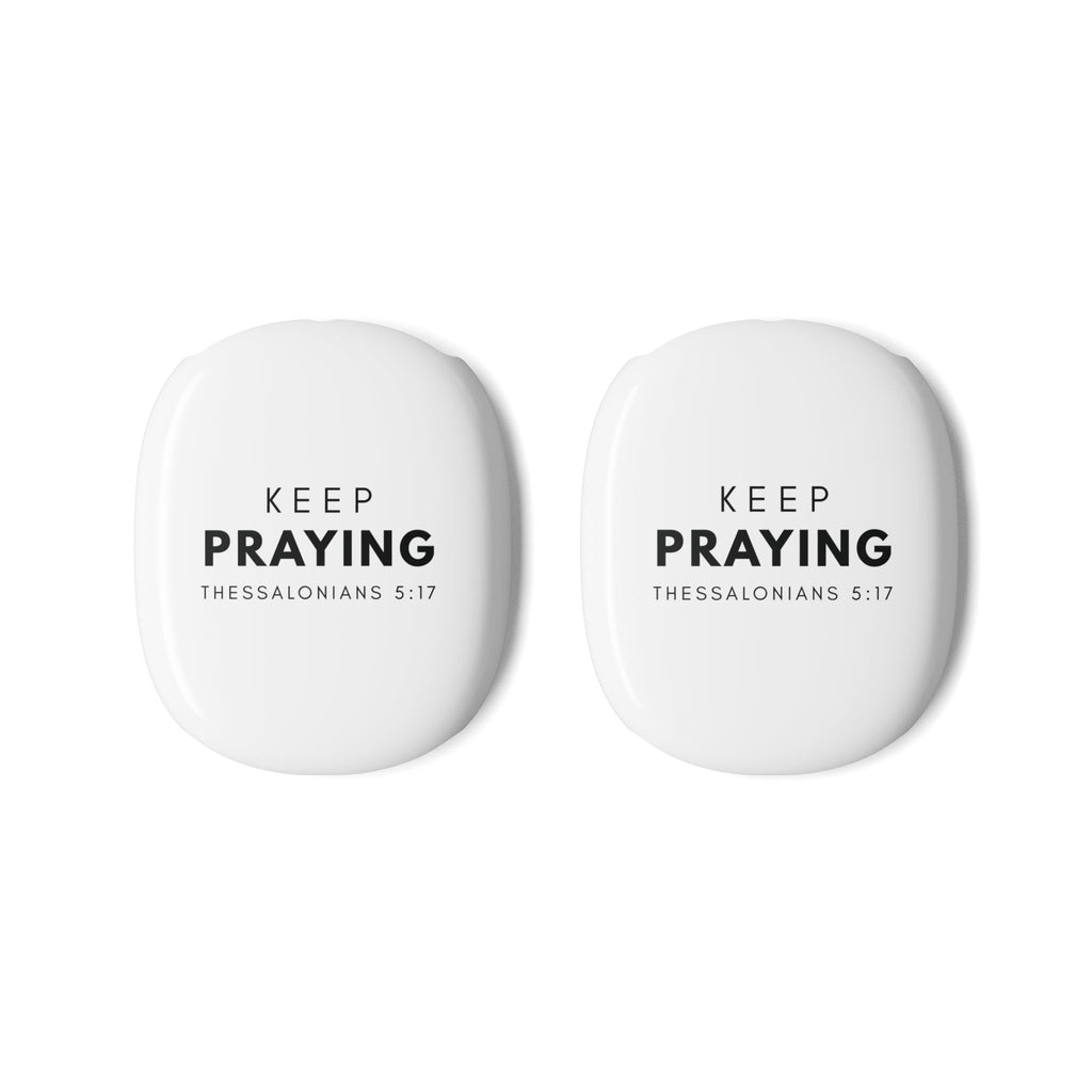 Keep Praying | AirPod Max Hard Case | White