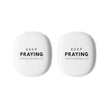 Keep Praying | AirPod Max Hard Case | White