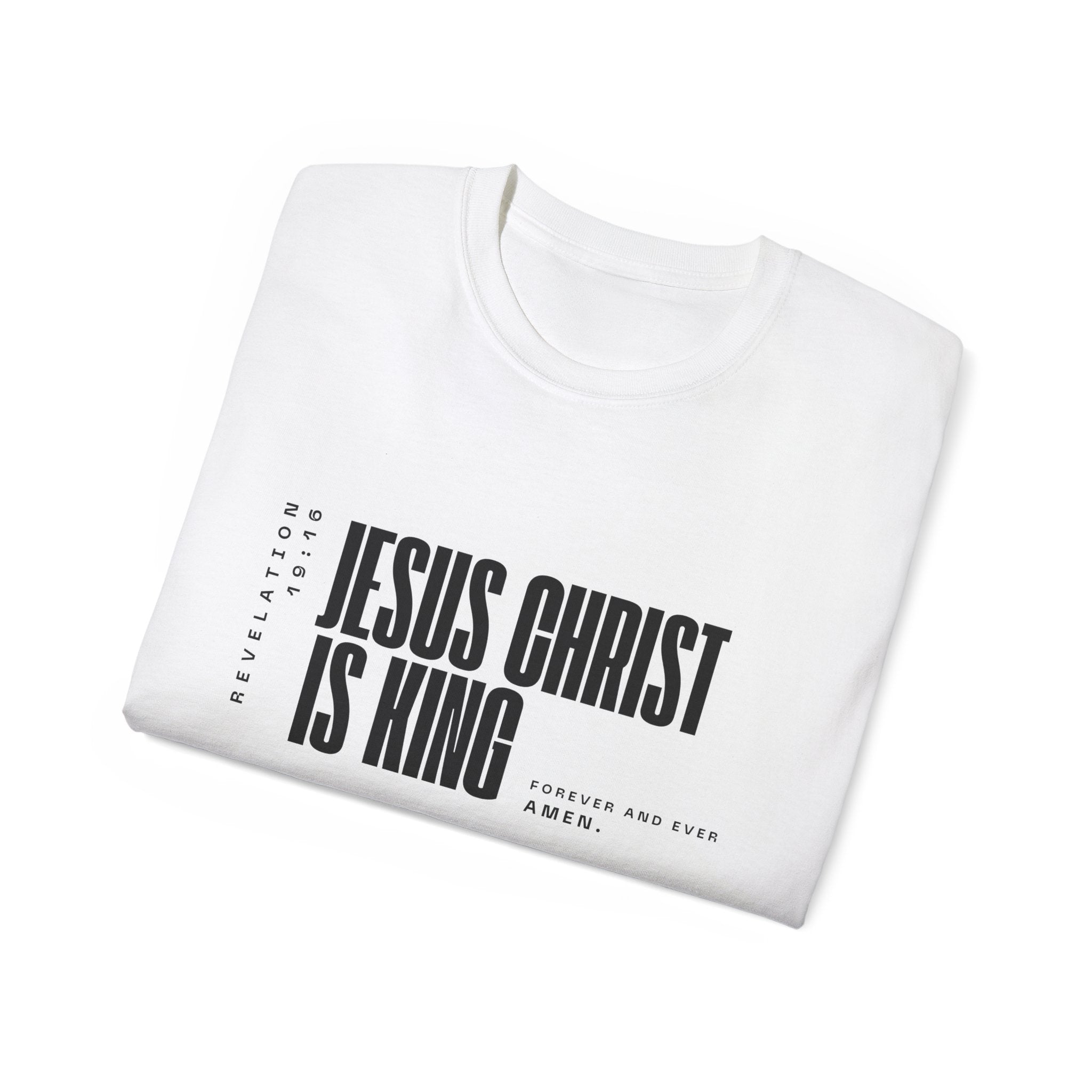 Jesus Is King | White Unisex Tee