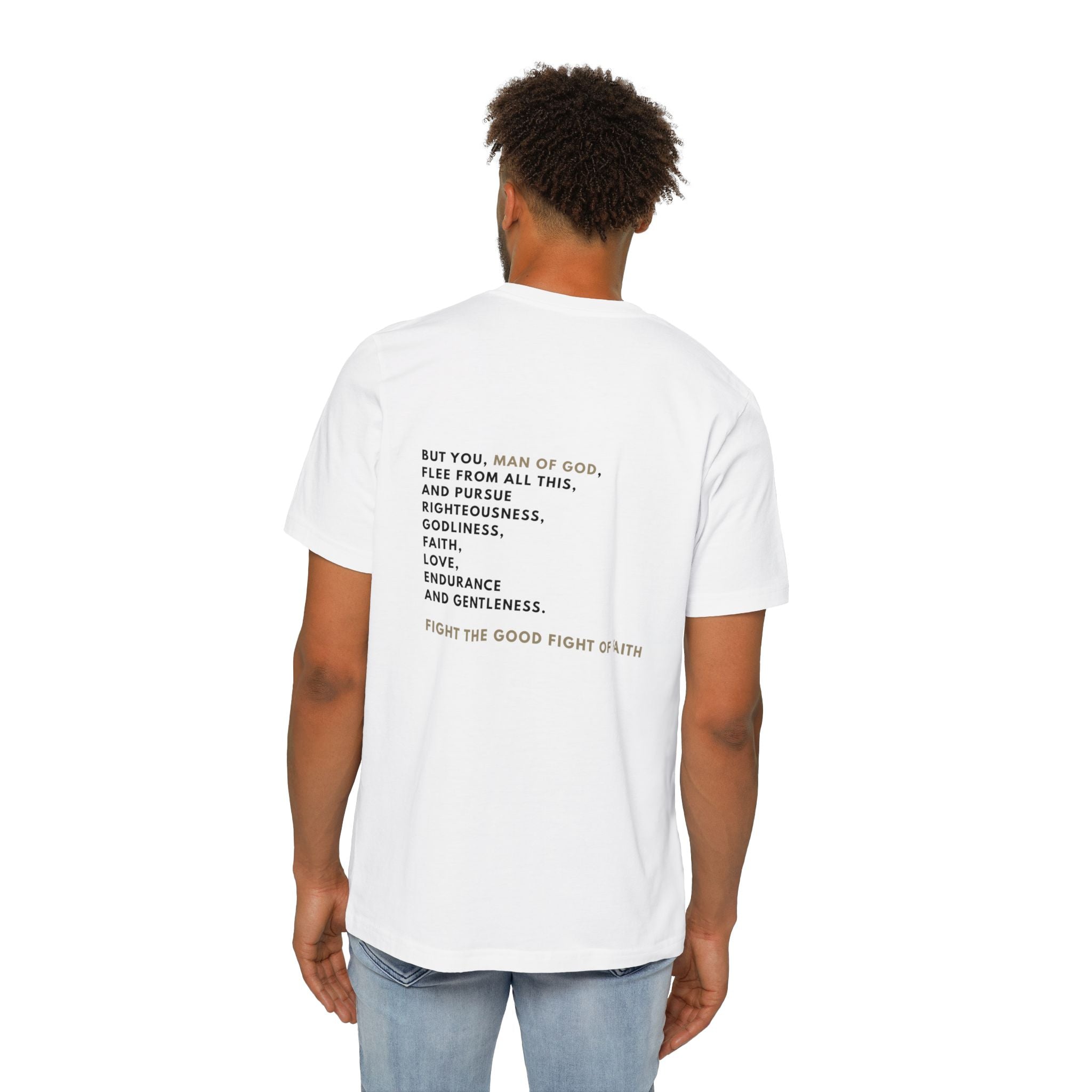 Keep the Faith | Mens White Tee
