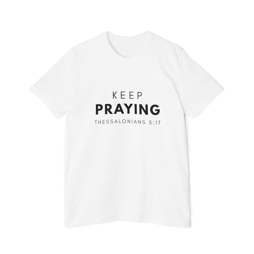 Keep Praying | Mens White Tee