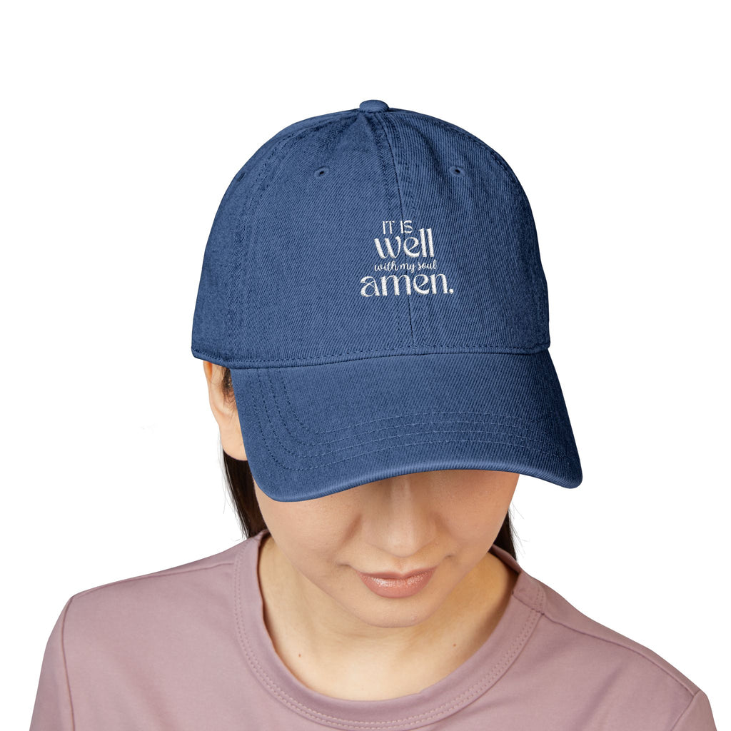 It Is Well With My Soul | Embroidered Cap