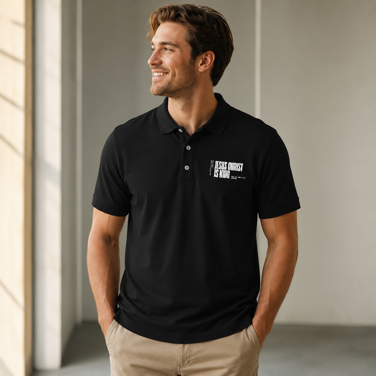 Jesus Is King | Mens Polo