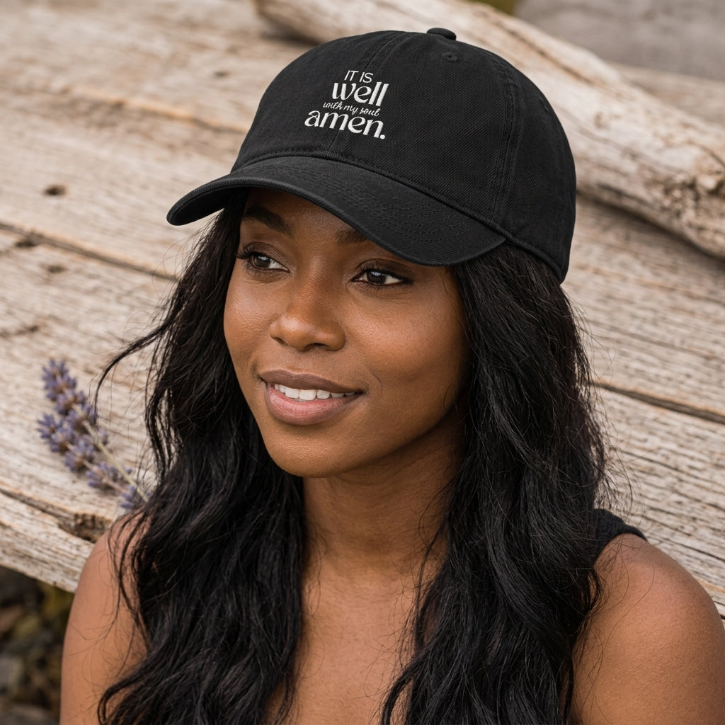 It Is Well With My Soul | Embroidered Cap