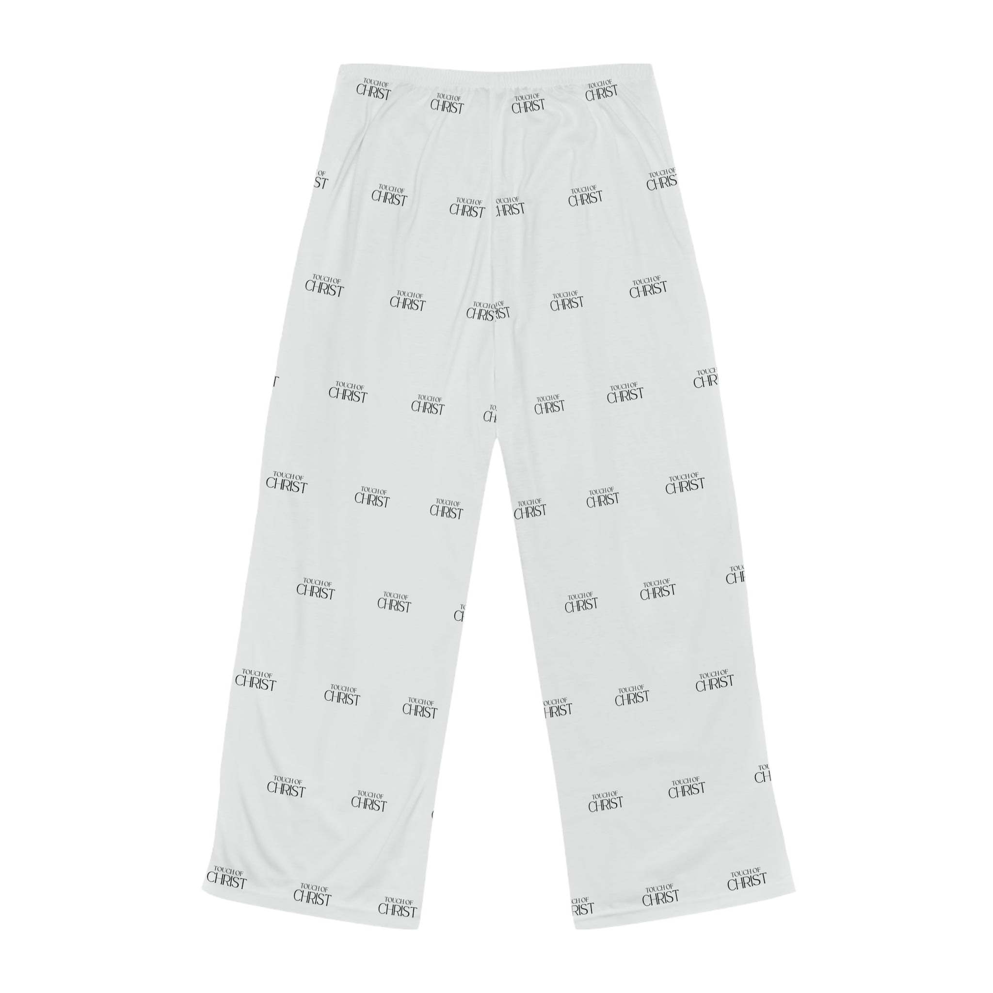 Touch of Christ Crest | Womens Pajama Bottoms | White