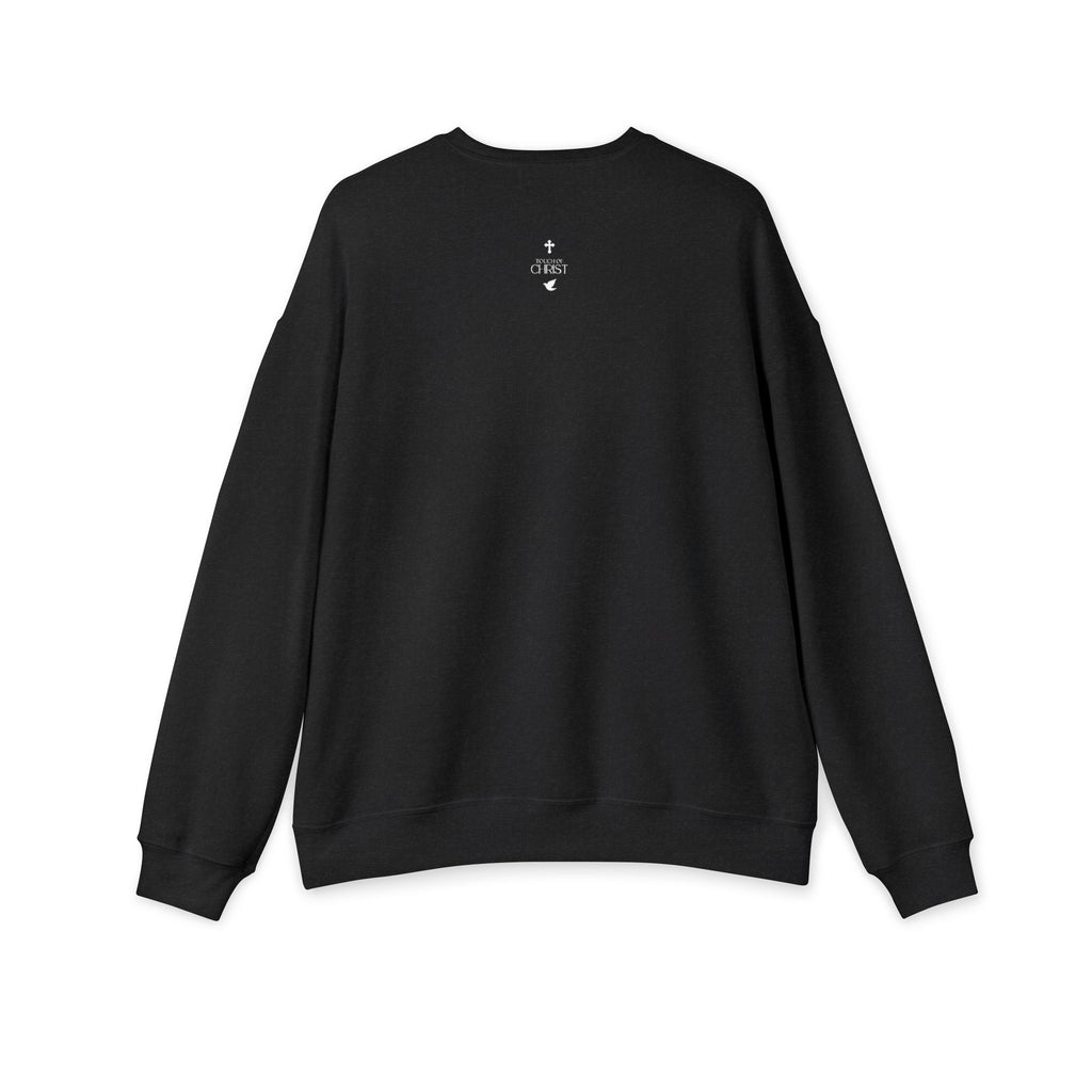 Jesus Is King | Mens Sweatshirt | Bold Black