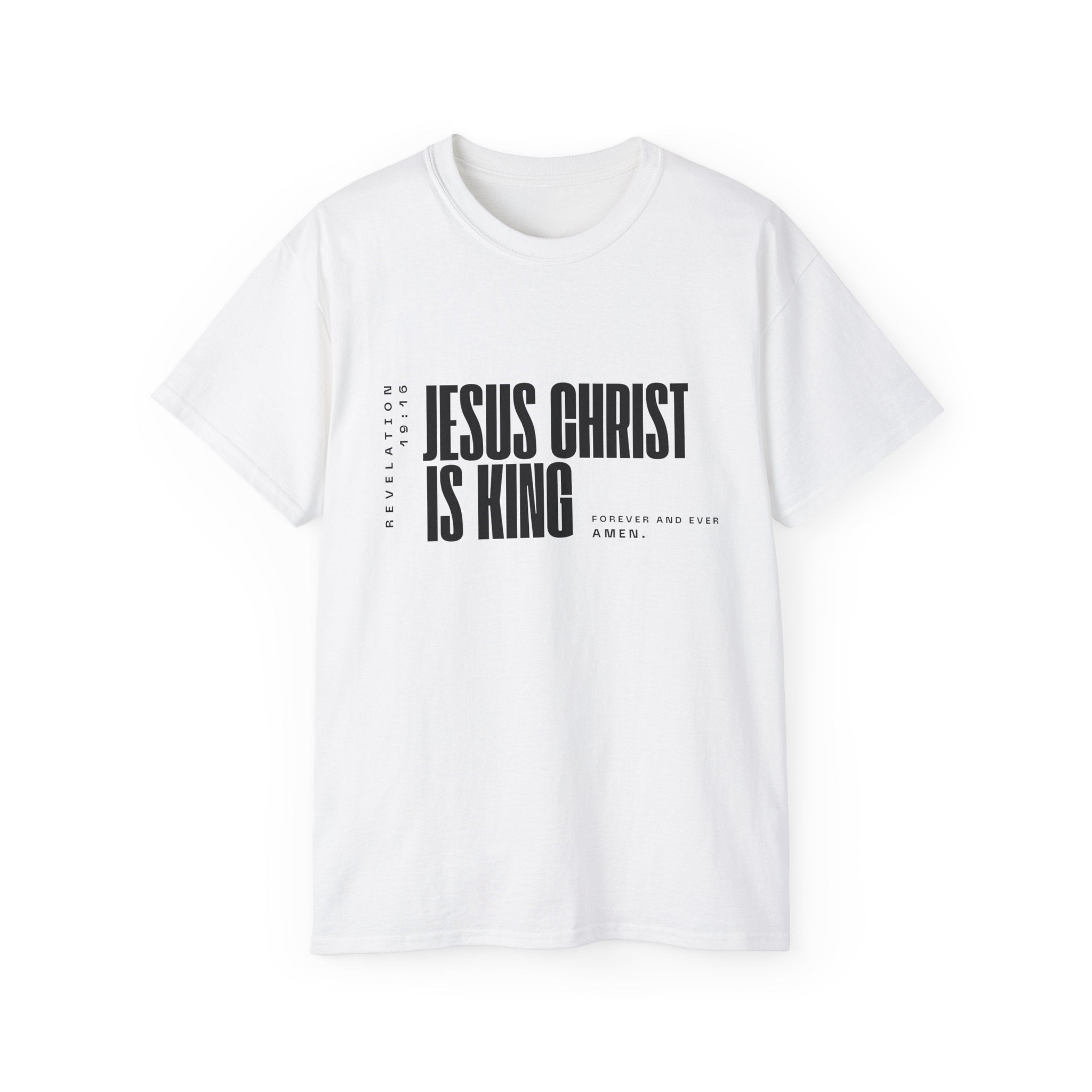 Jesus Is King | Mens Tee | Scoop Neck