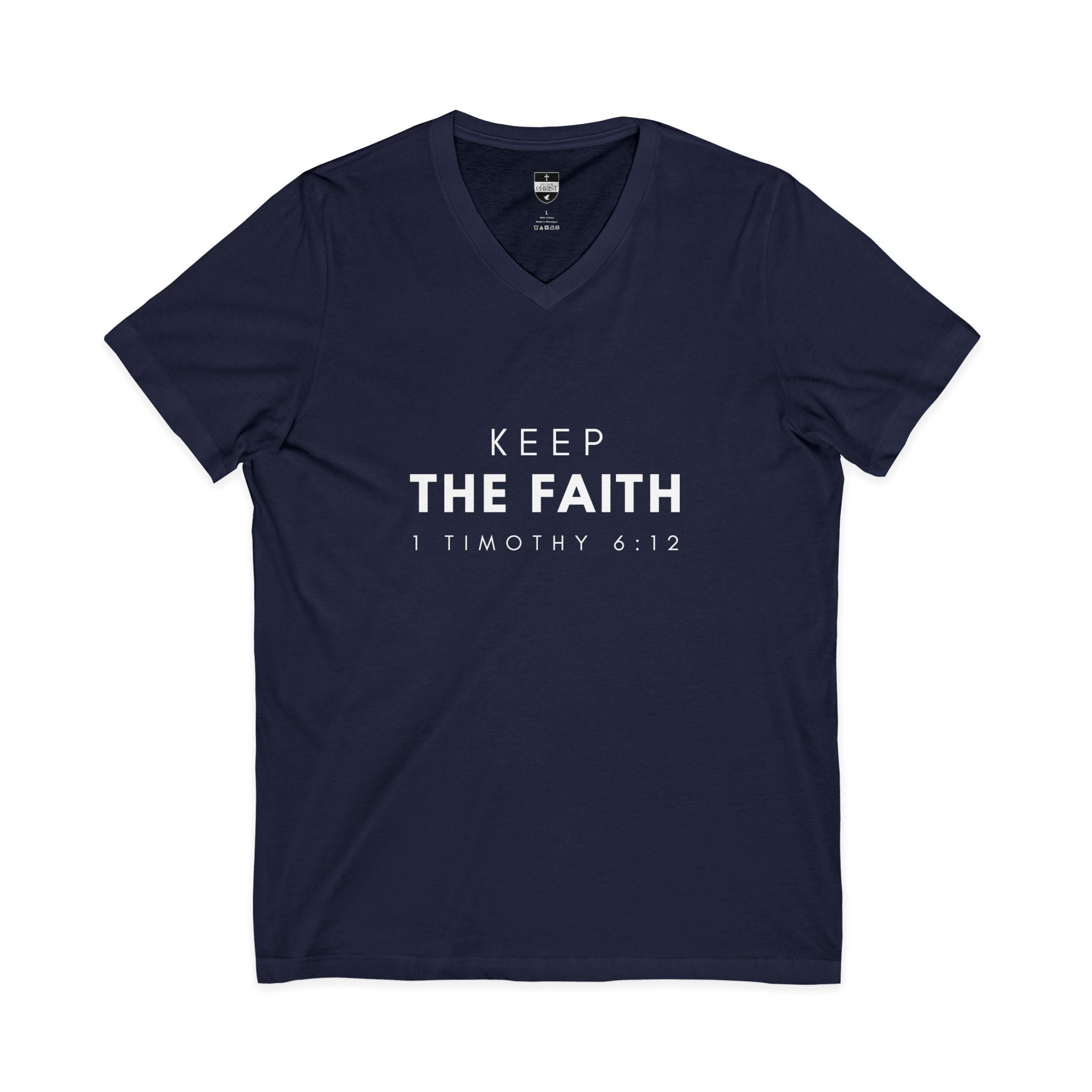 Keep the Faith| Mens Tee - Multi-colors | V Neck