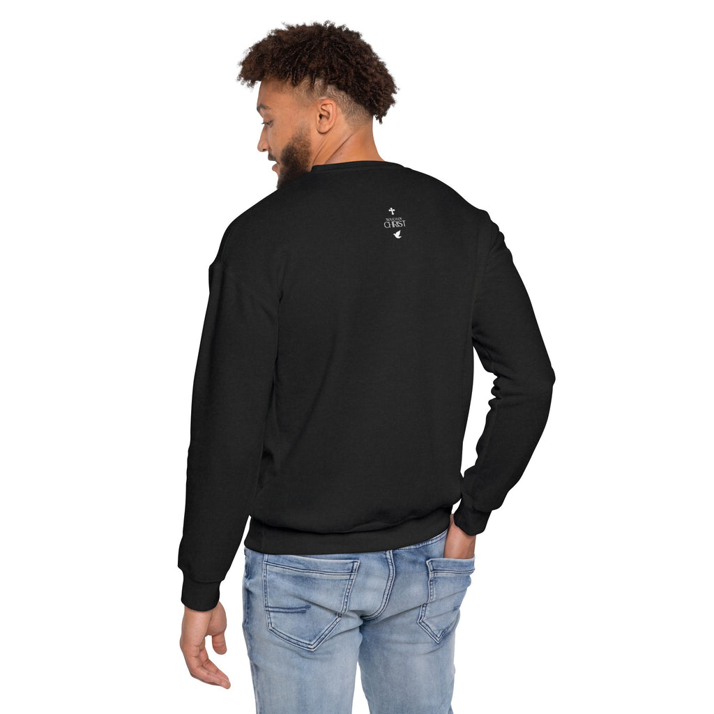 Jesus Is King | Mens Sweatshirt | Bold Black