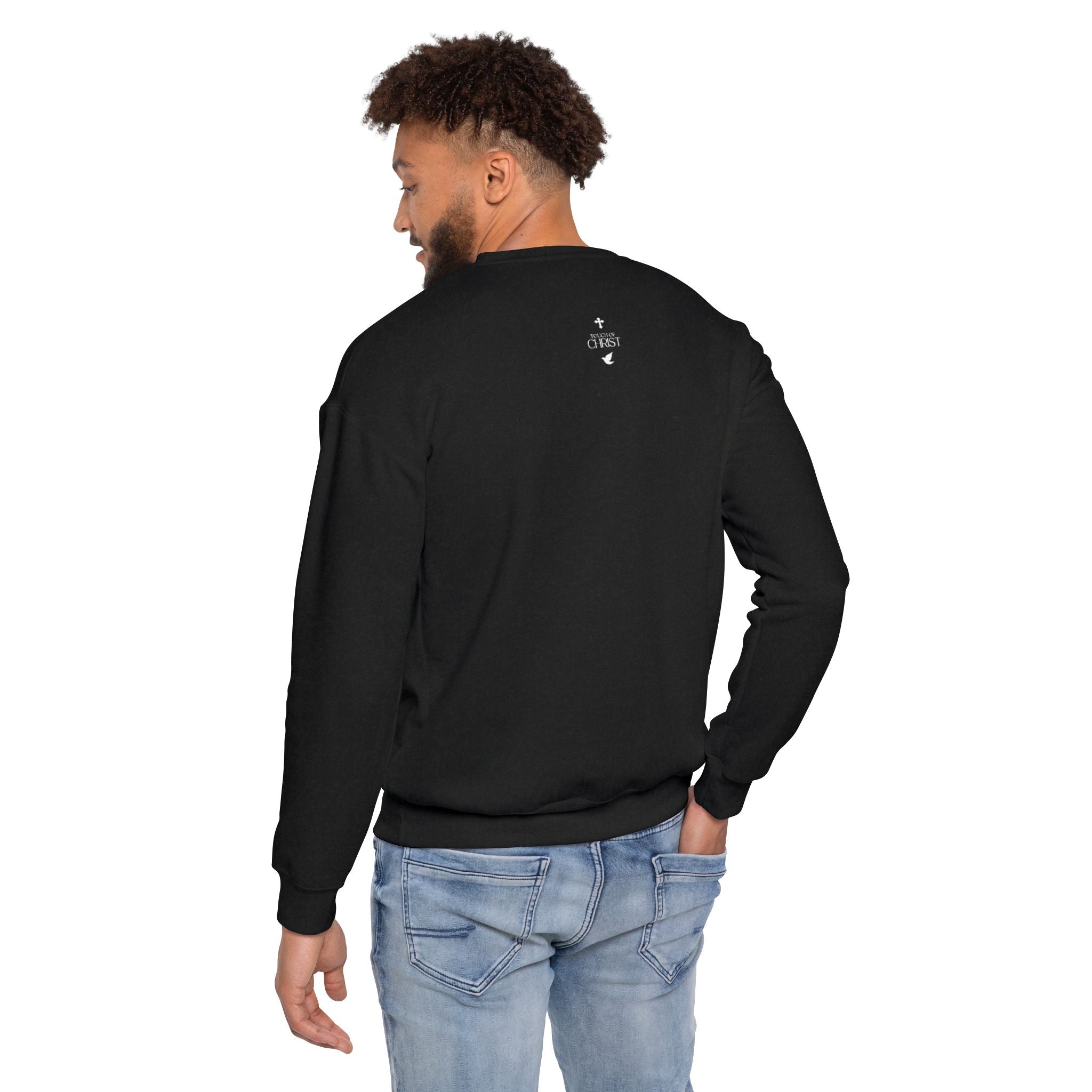 Jesus Is King | Mens Sweatshirt | Bold Black