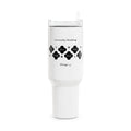 Philippians 4:8 | Tumbler, 40oz. | Pearl White