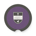 Touch of Christ Crest | Soapstone Car Coaster - 2pk | Royal Purple