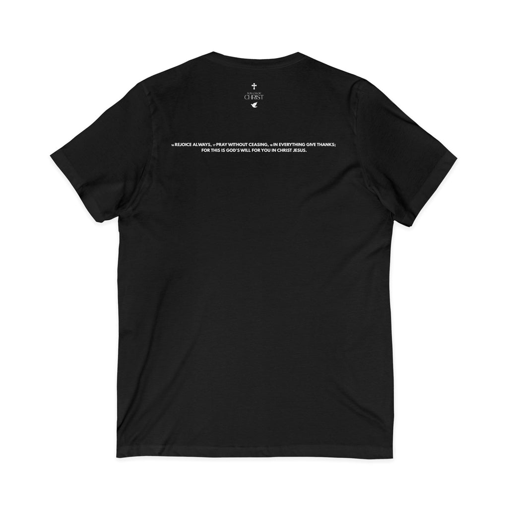 Keep Praying | Mens Tee - Bold Black | V Neck