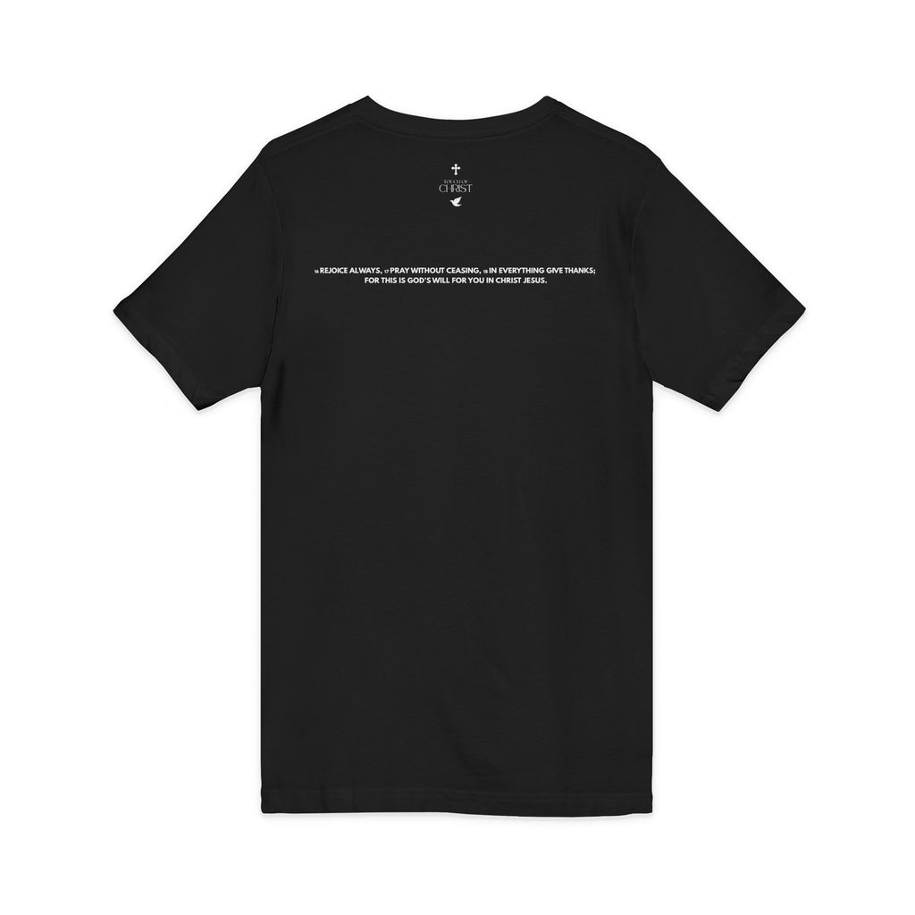 Keep Praying | Mens Tee - Bold Black | V Neck