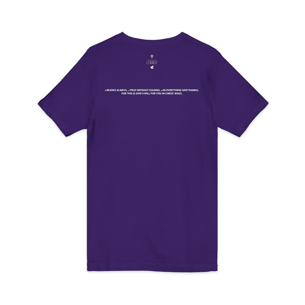 Keep Praying | Mens Tee - Bold Black | V Neck
