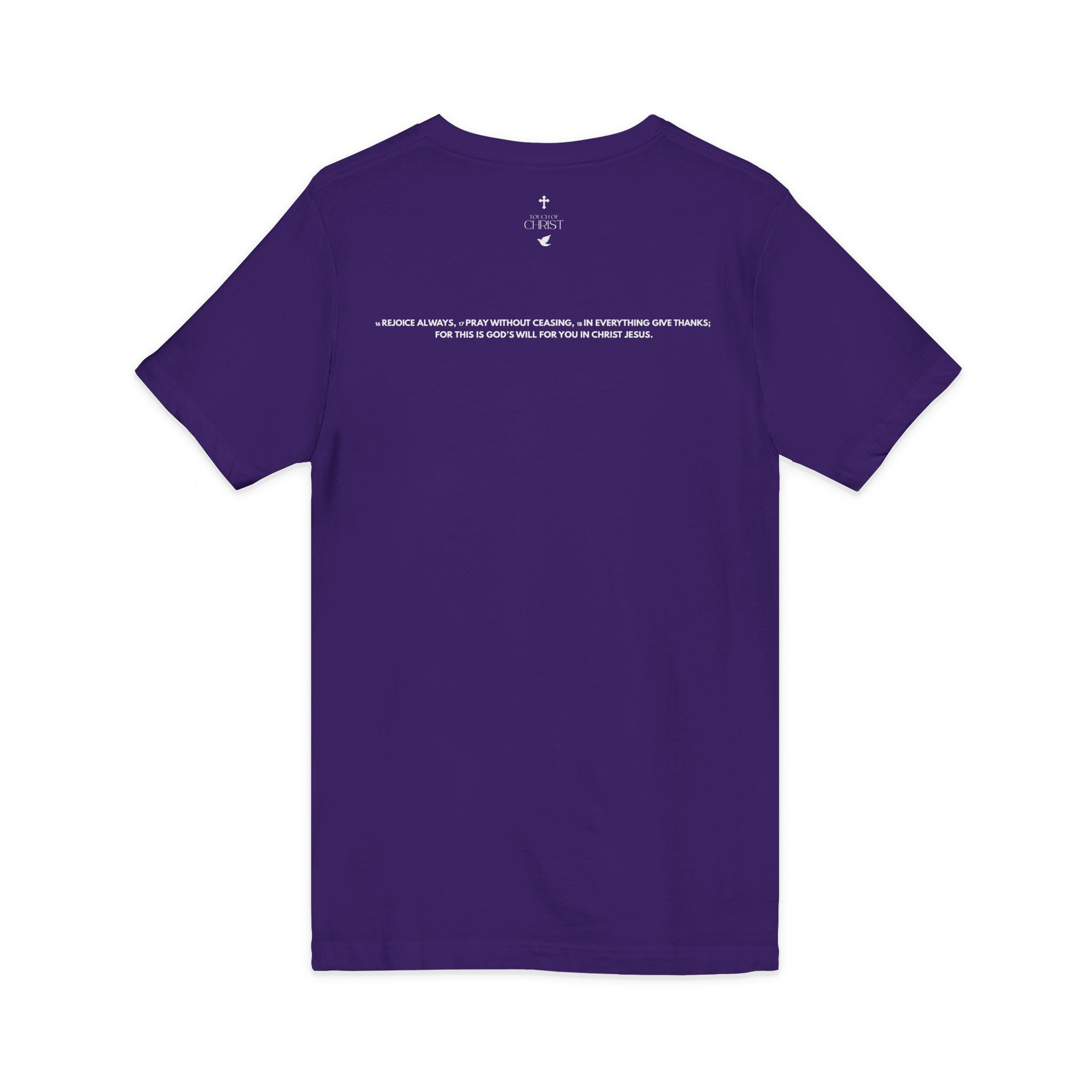Keep Praying | Mens Tee - Bold Black | V Neck